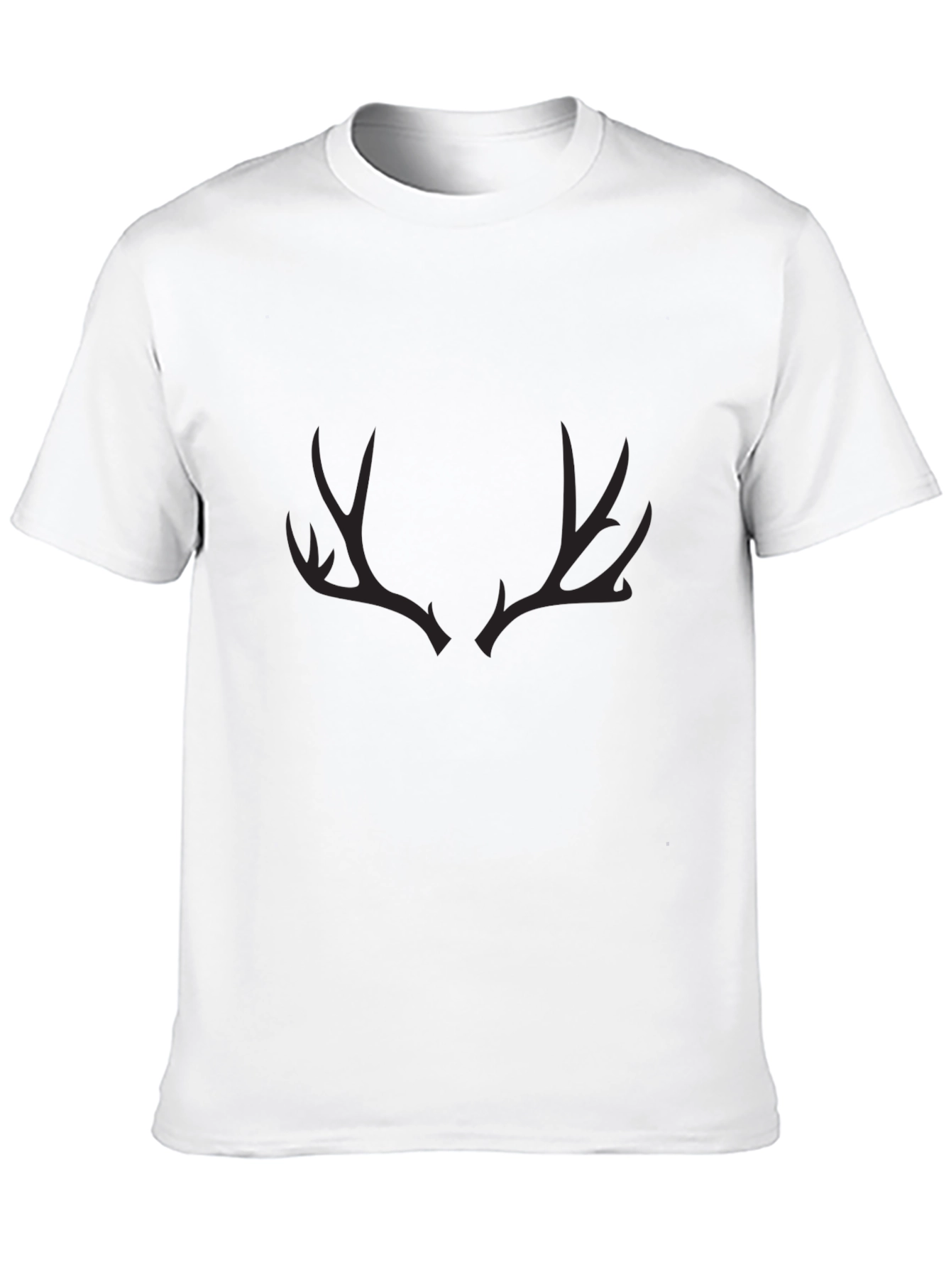 Black Antler Graphic Tee - Black Casual Comfort view 10