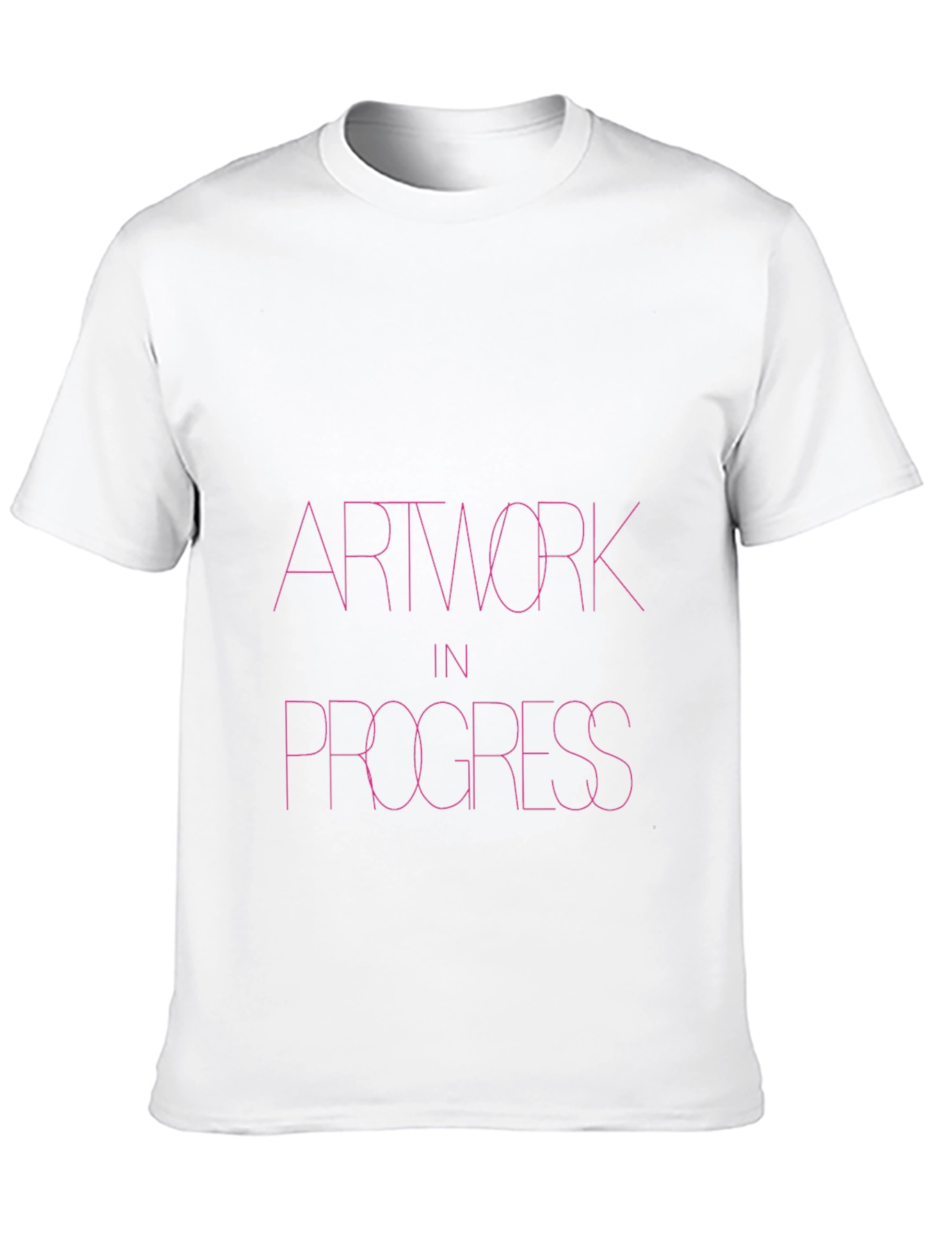 Black Artwork in Progress Graphic Tee view 10