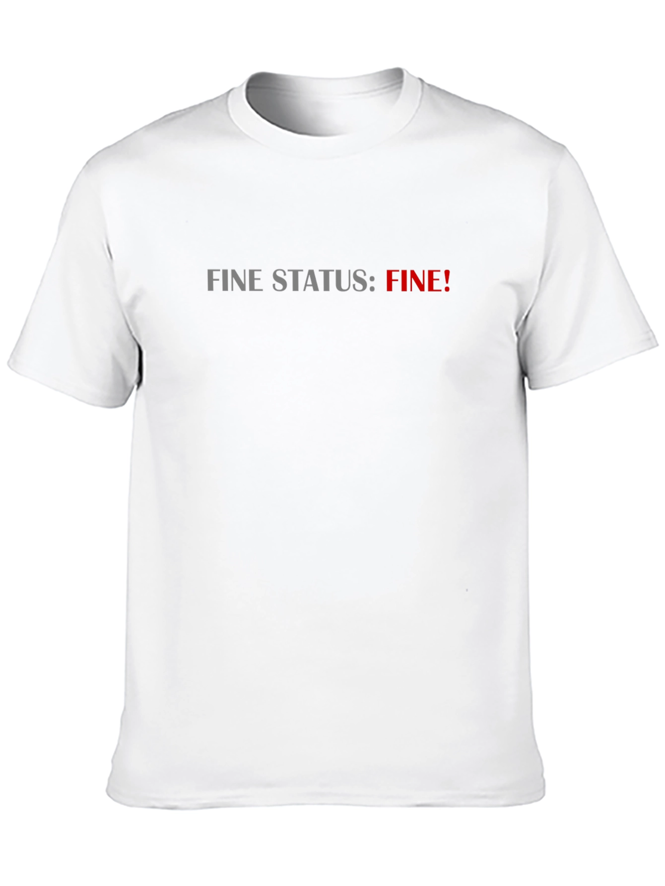 Black Fine Status Fine Black T-Shirt view 10