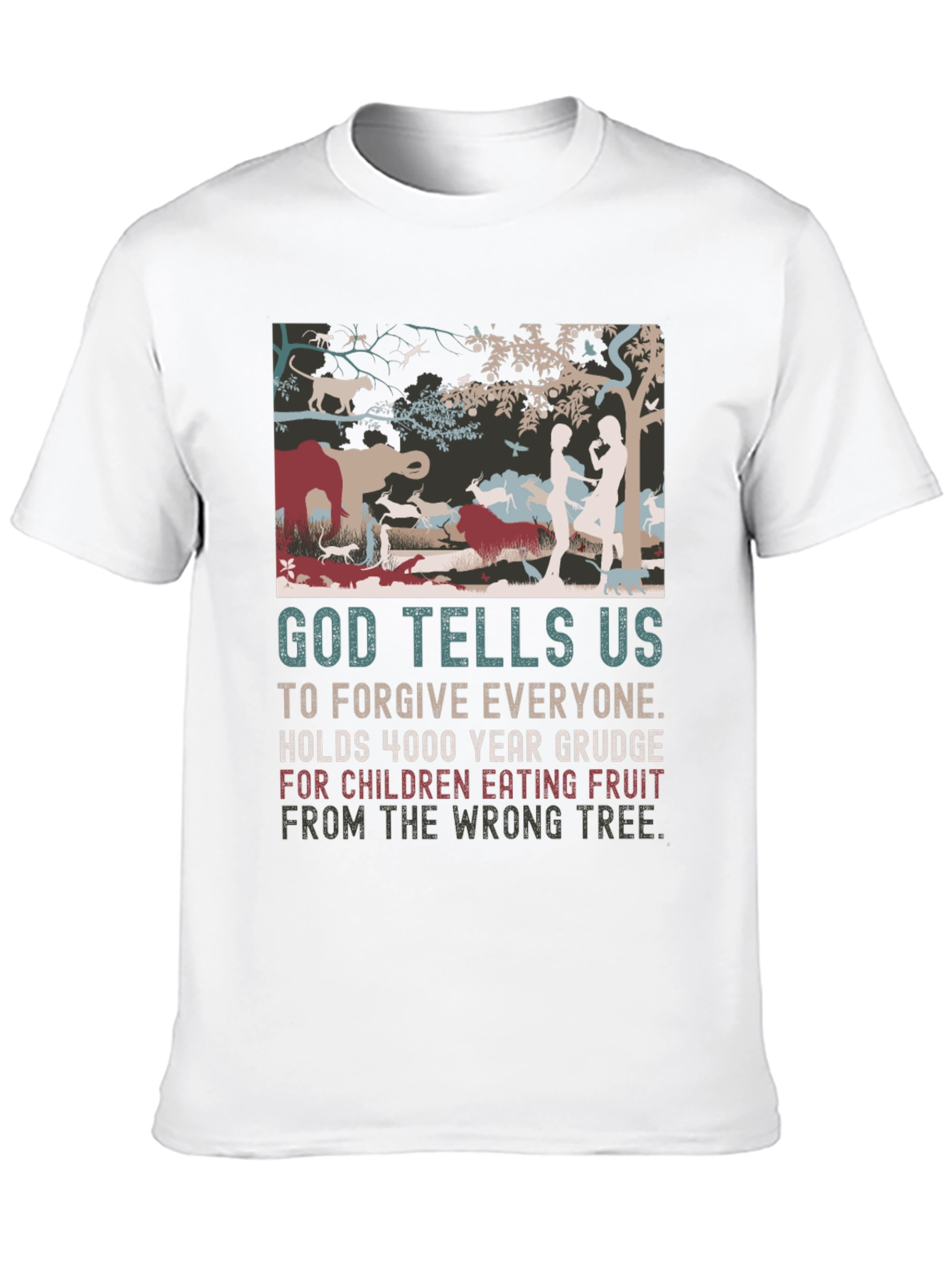 Black God Tells Us T-Shirt view 10