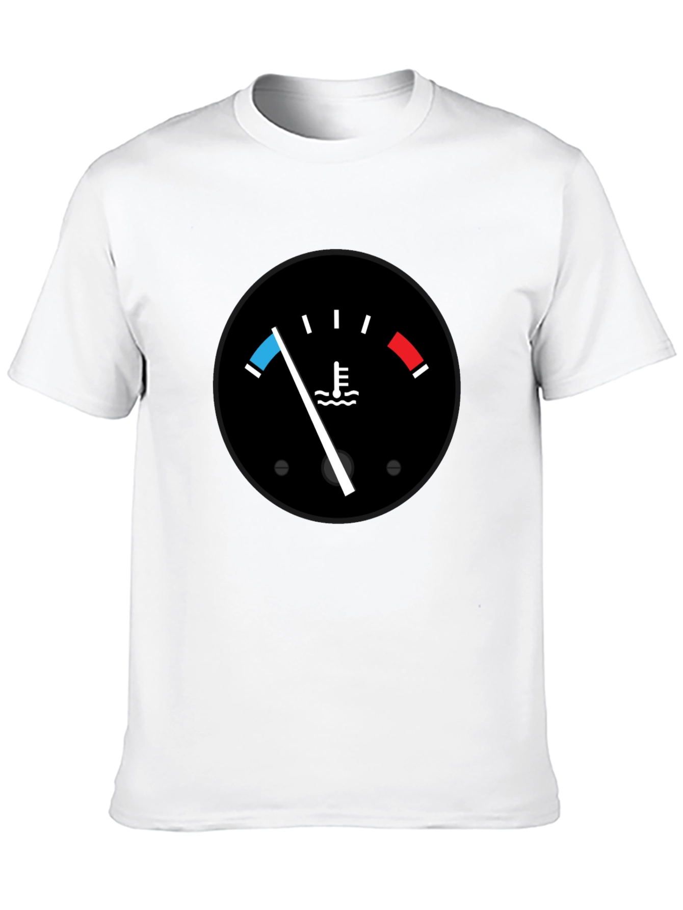 Black Coolant Gauge Black T-Shirt view 10