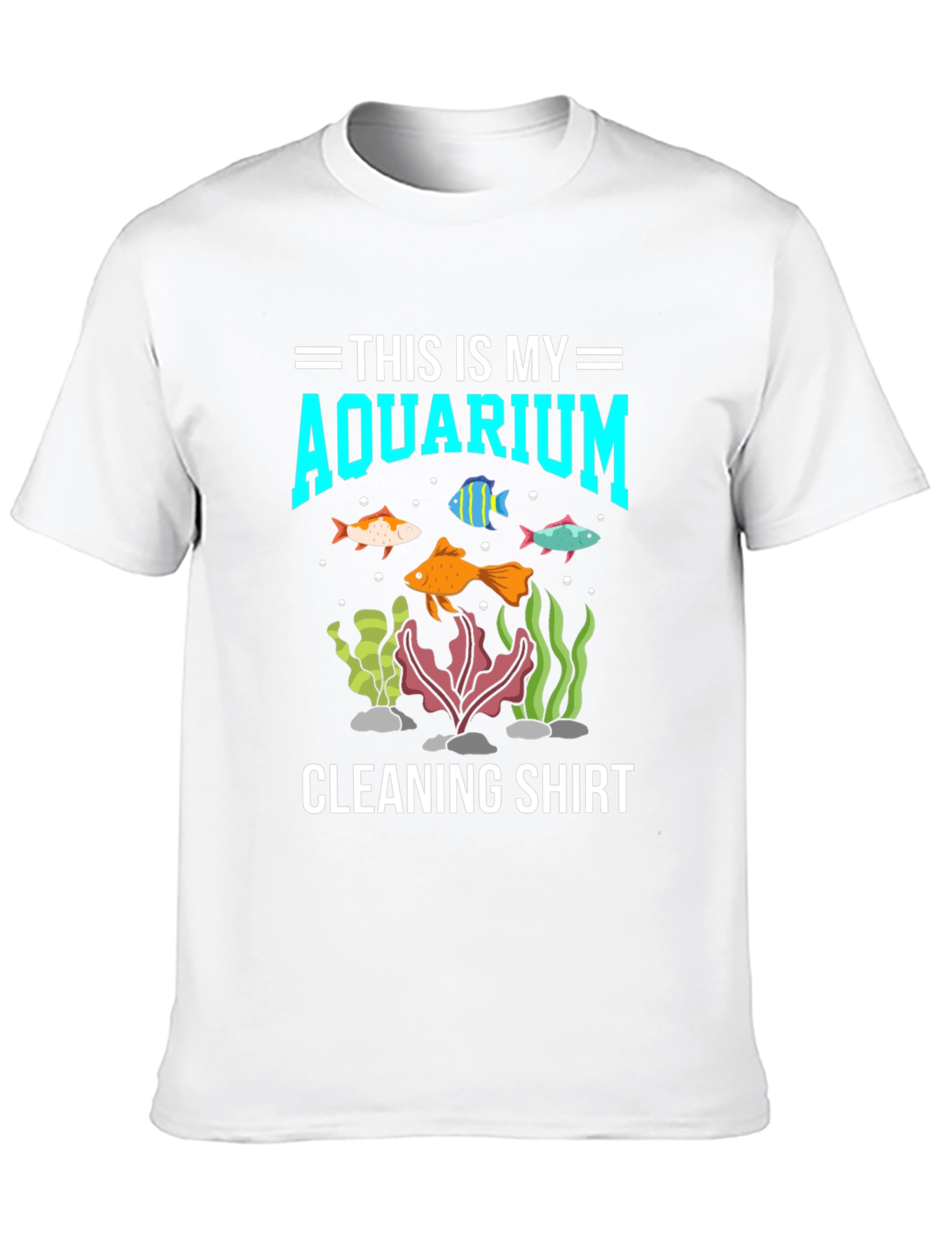 Black Aquarium Cleaning Shirt - Funny Fish Keeper Tee view 10