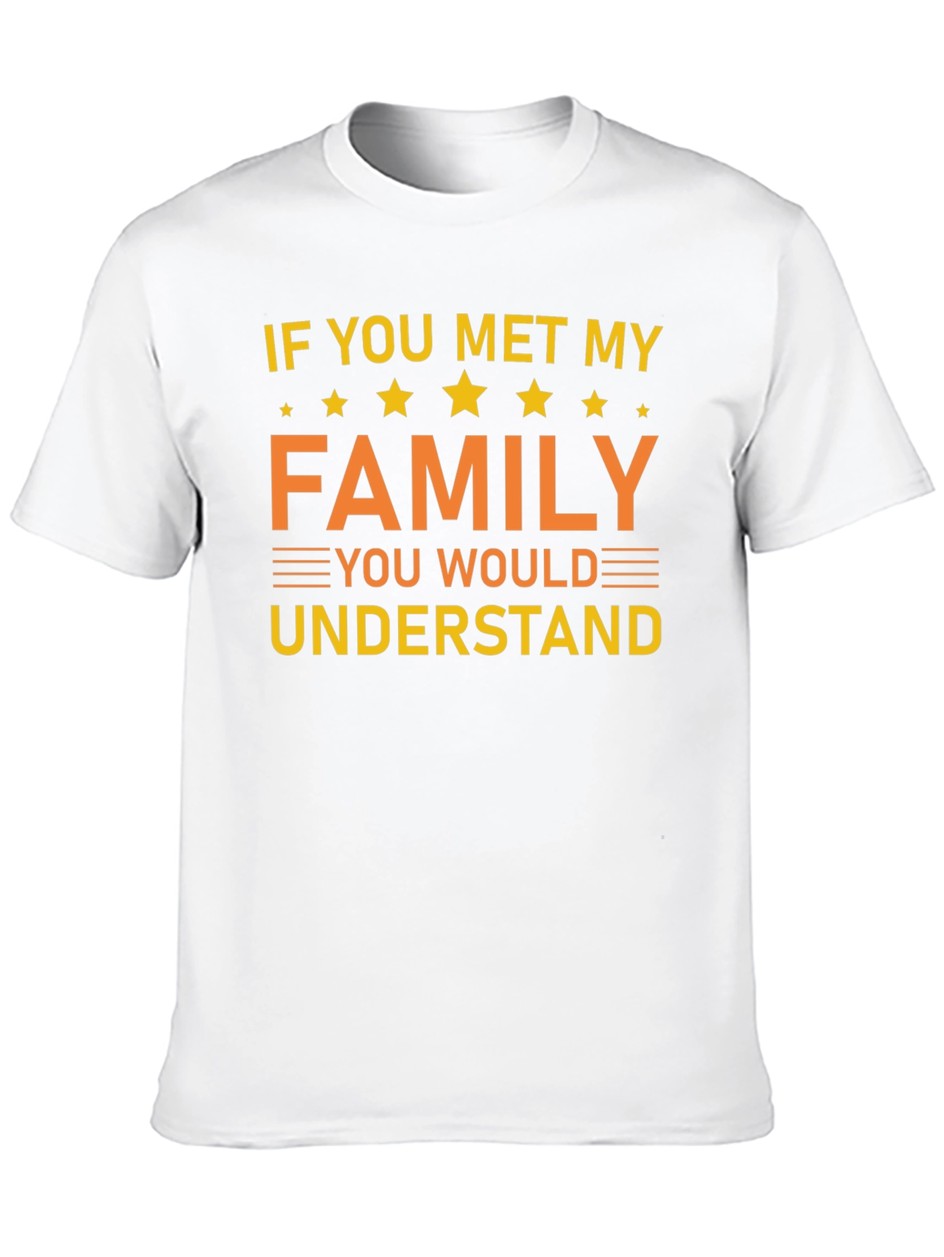 Black Funny Family T-Shirt - "If You Met My Family" view 10