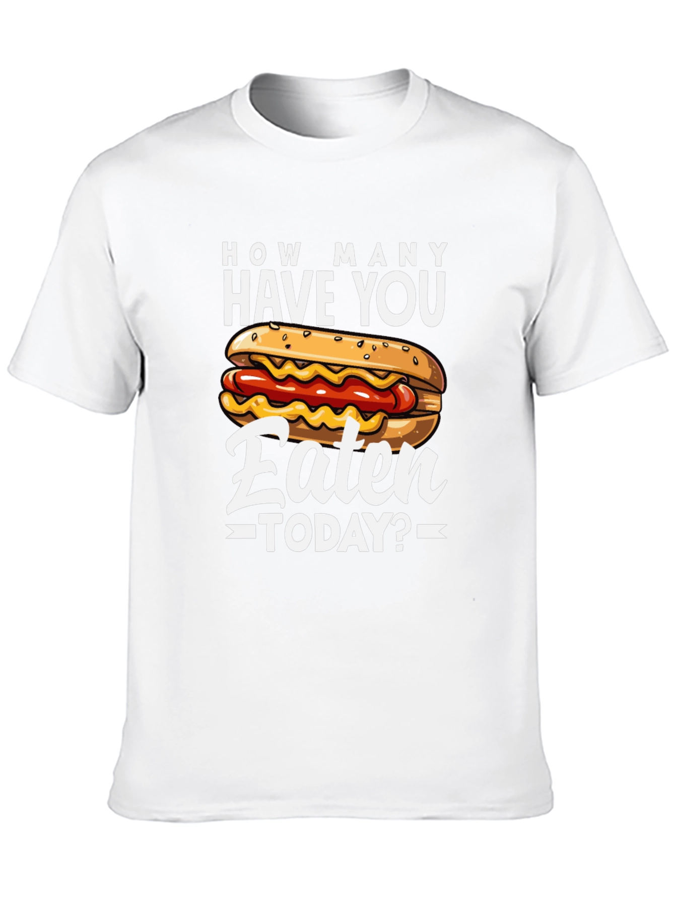 Black Hot Dog Graphic T-Shirt - Funny Foodie Tee view 10