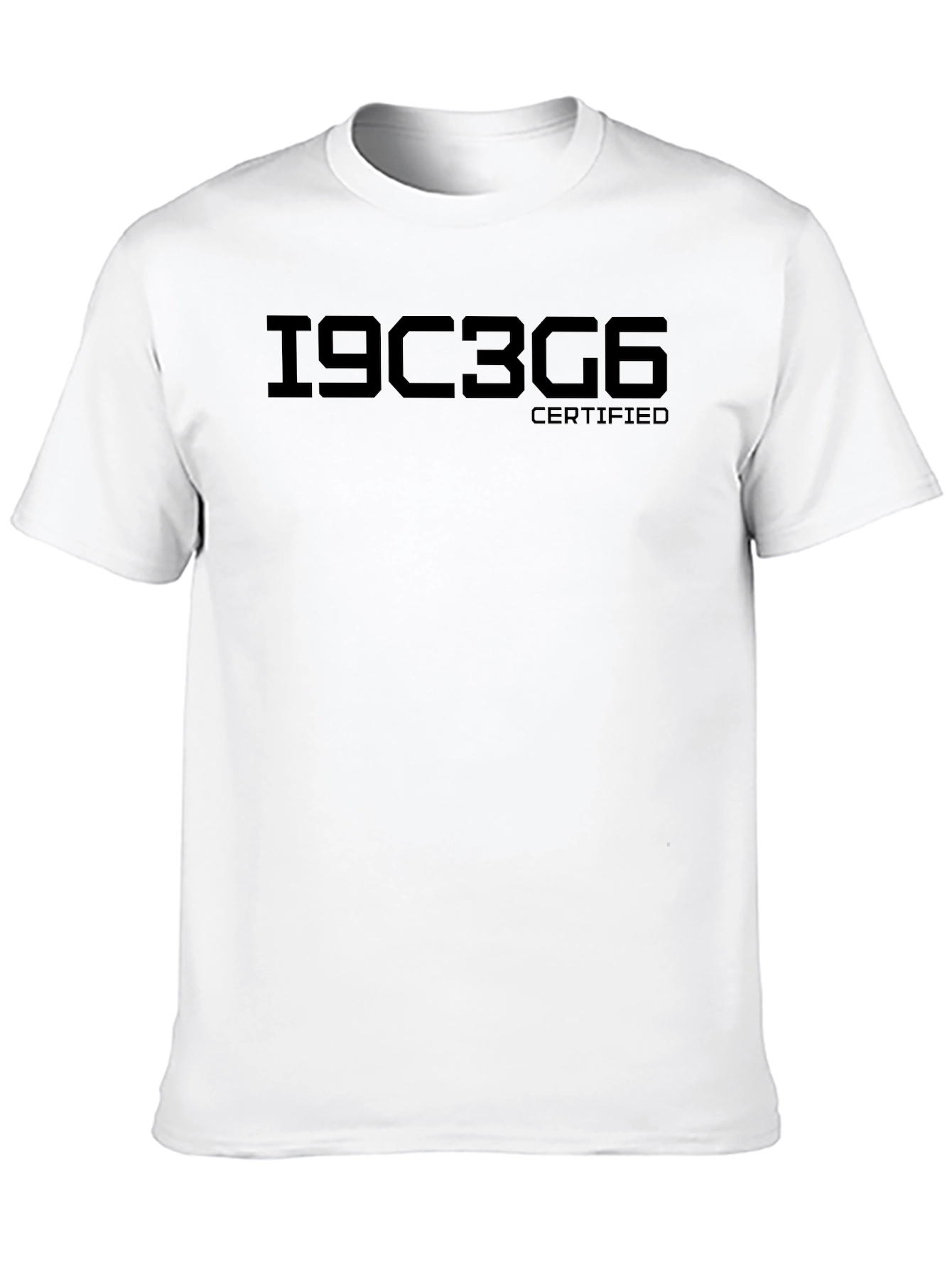 Black I9C3G6 Certified Black T-Shirt view 10