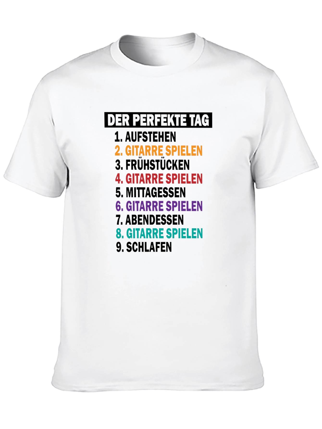 Black The Perfect Day Guitar T-Shirt view 10