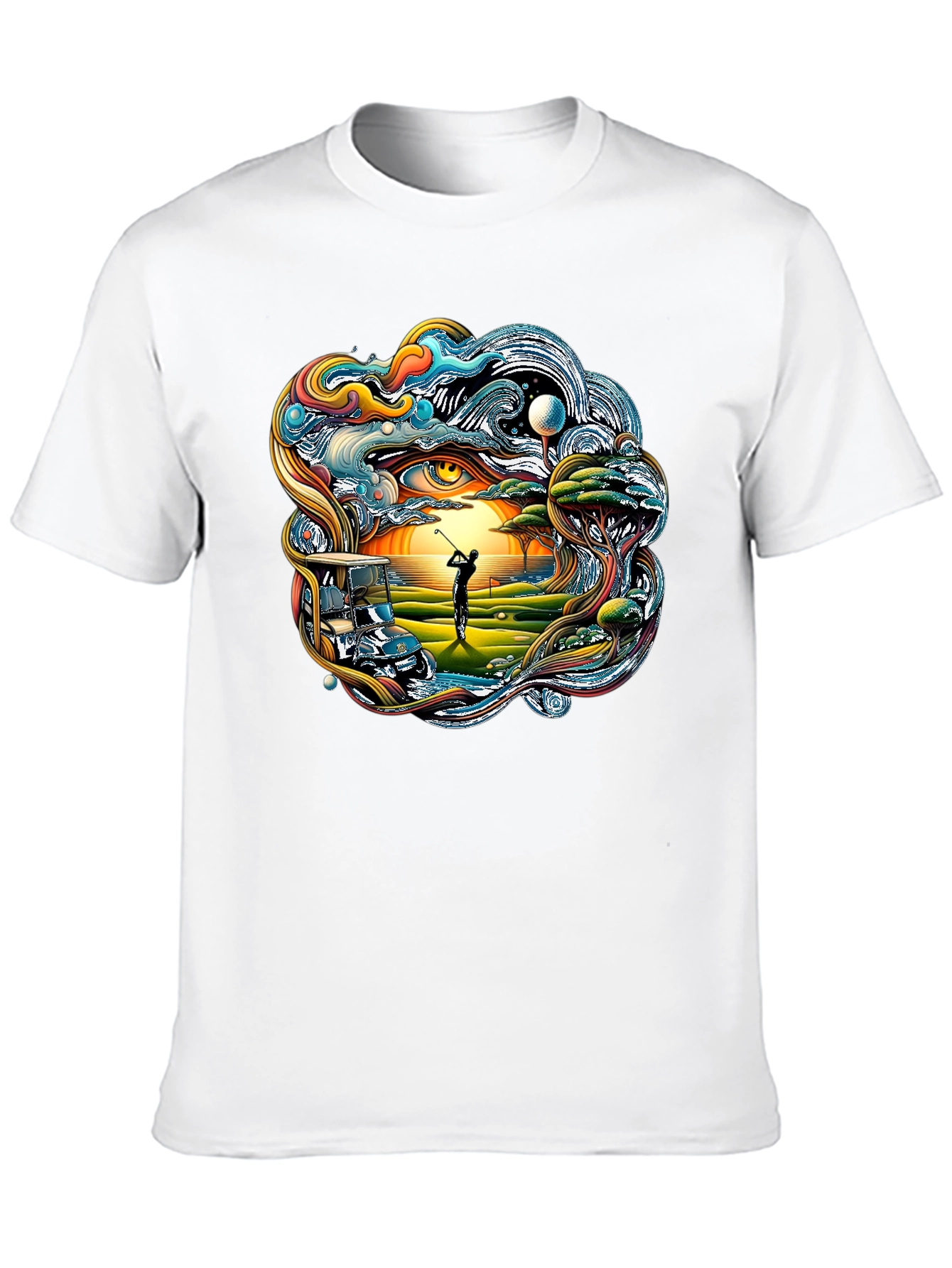 Black Golf Course Dreamscape Tee view 10