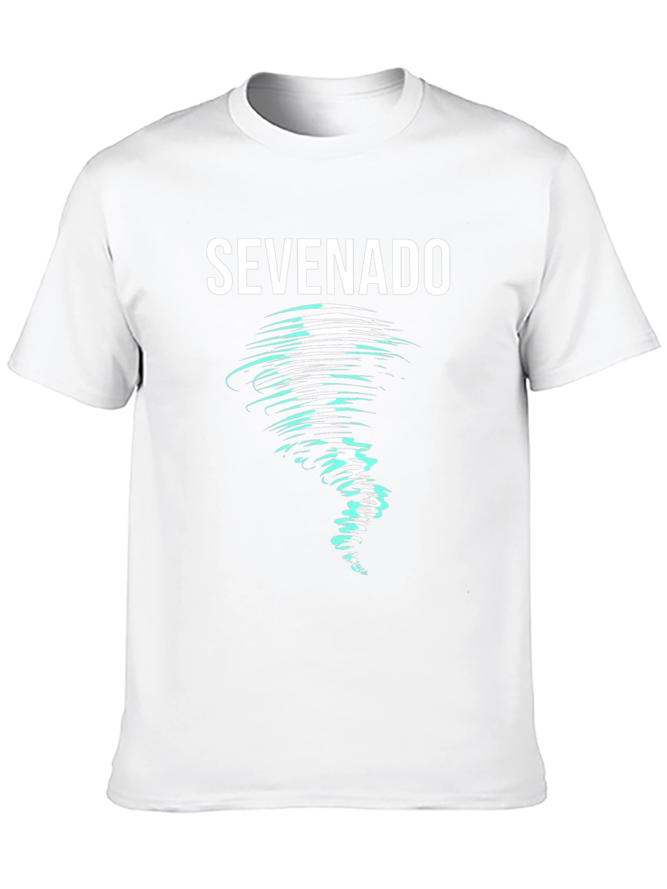 Black Sevenado Tornado Graphic T-Shirt - Unique Design view 10