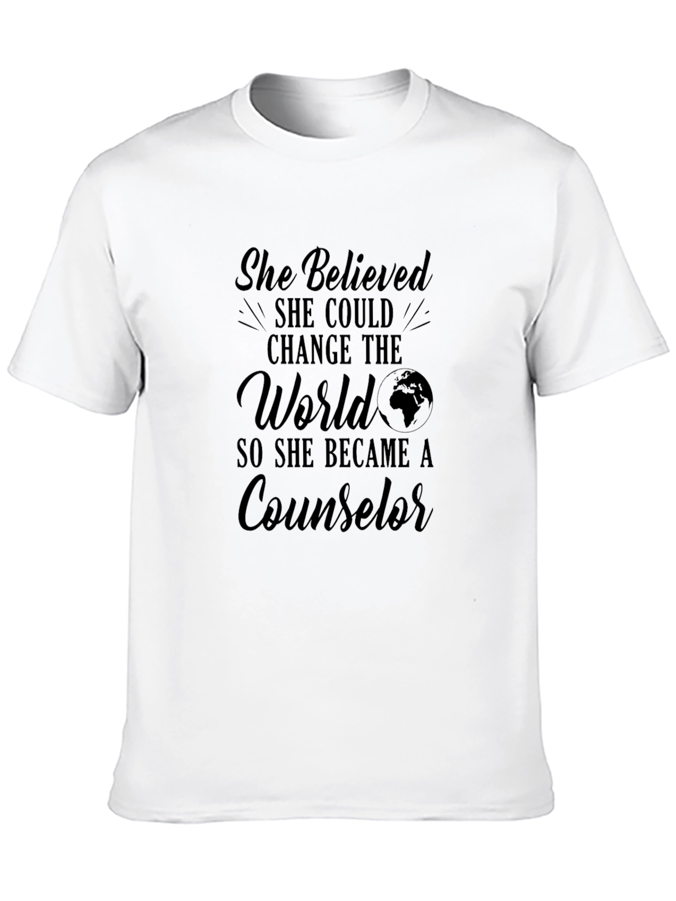 Black Counselor Empowerment Black T-Shirt view 10