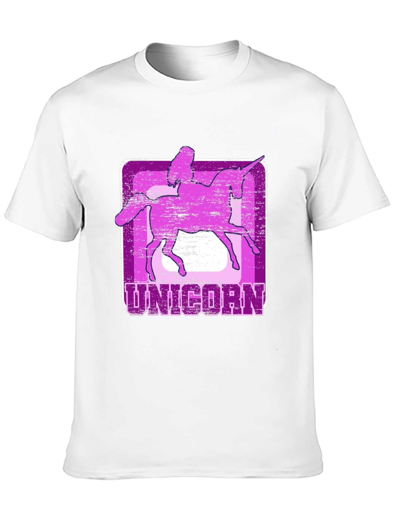 Black Unicorn Graphic Tee - Fun, Stylish Men's T-Shirt view 10