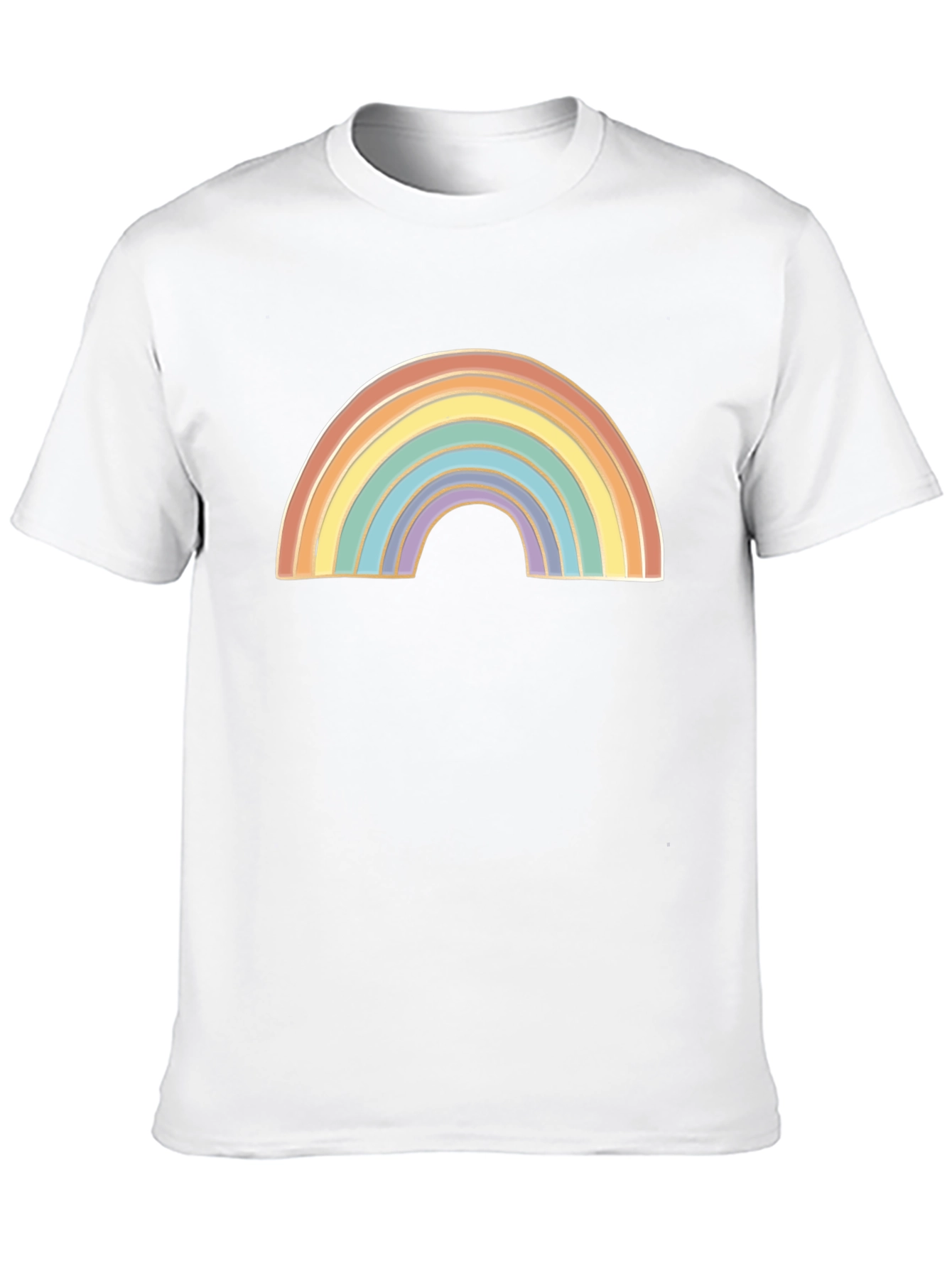Black Rainbow Graphic Black T-Shirt view 10