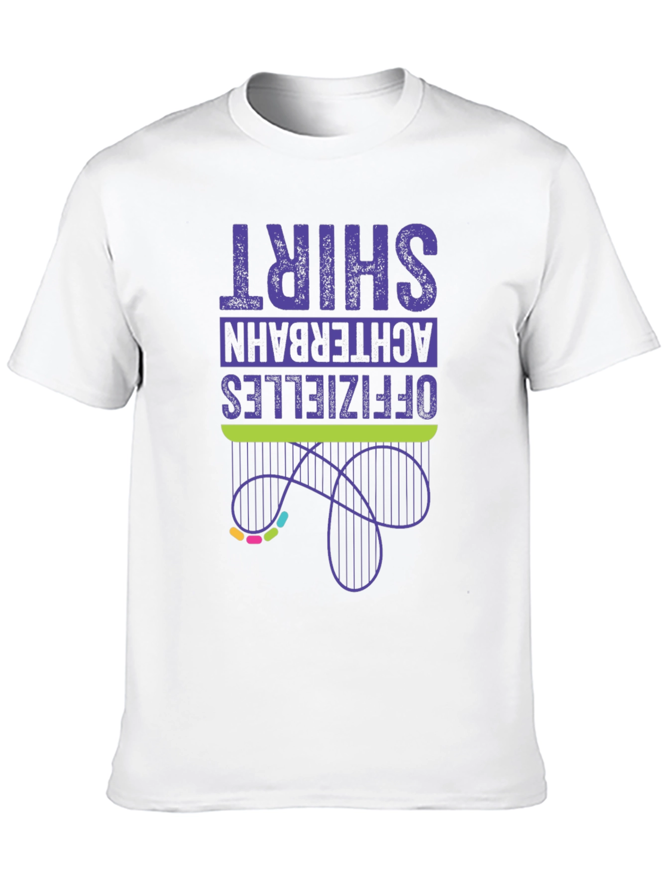 Black Official Roller Coaster Shirt - Fun Ride Tee view 10