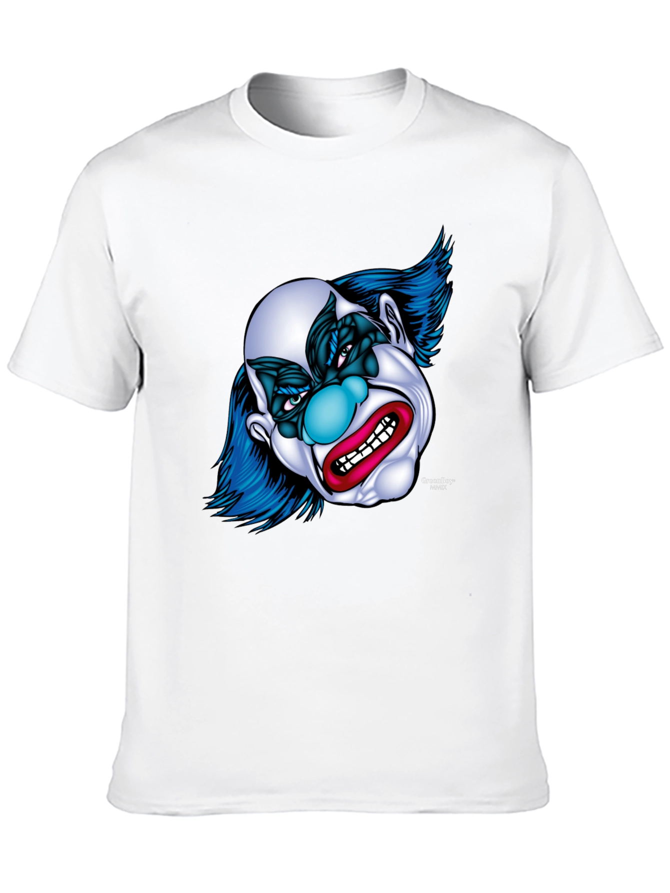 Black Clown Graphic T-Shirt - Men's Black Tee view 10