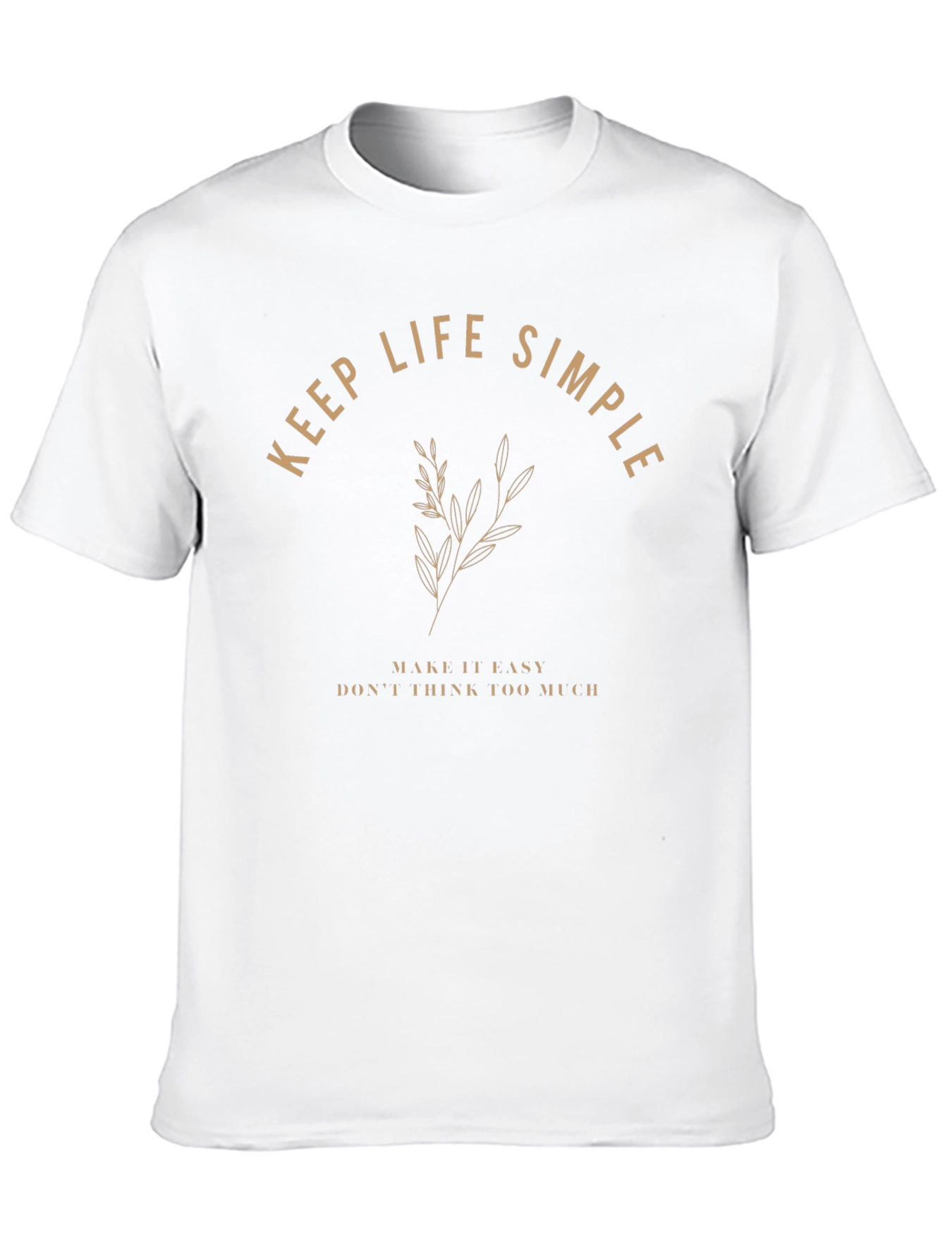 Keep Life Simple Graphic Tee - Relaxed Fit - 10