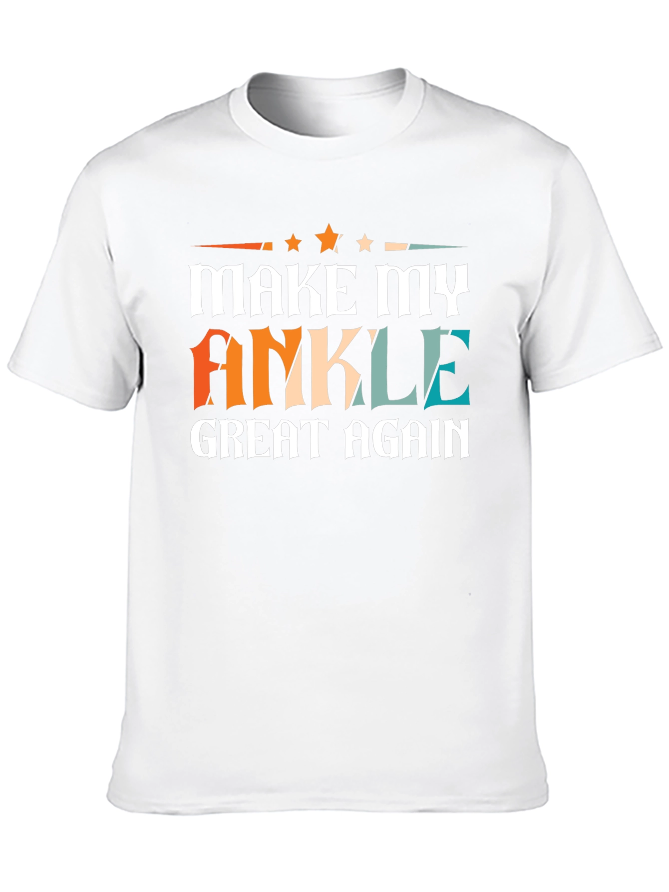 Black Make My Ankle Great Again T-Shirt view 10