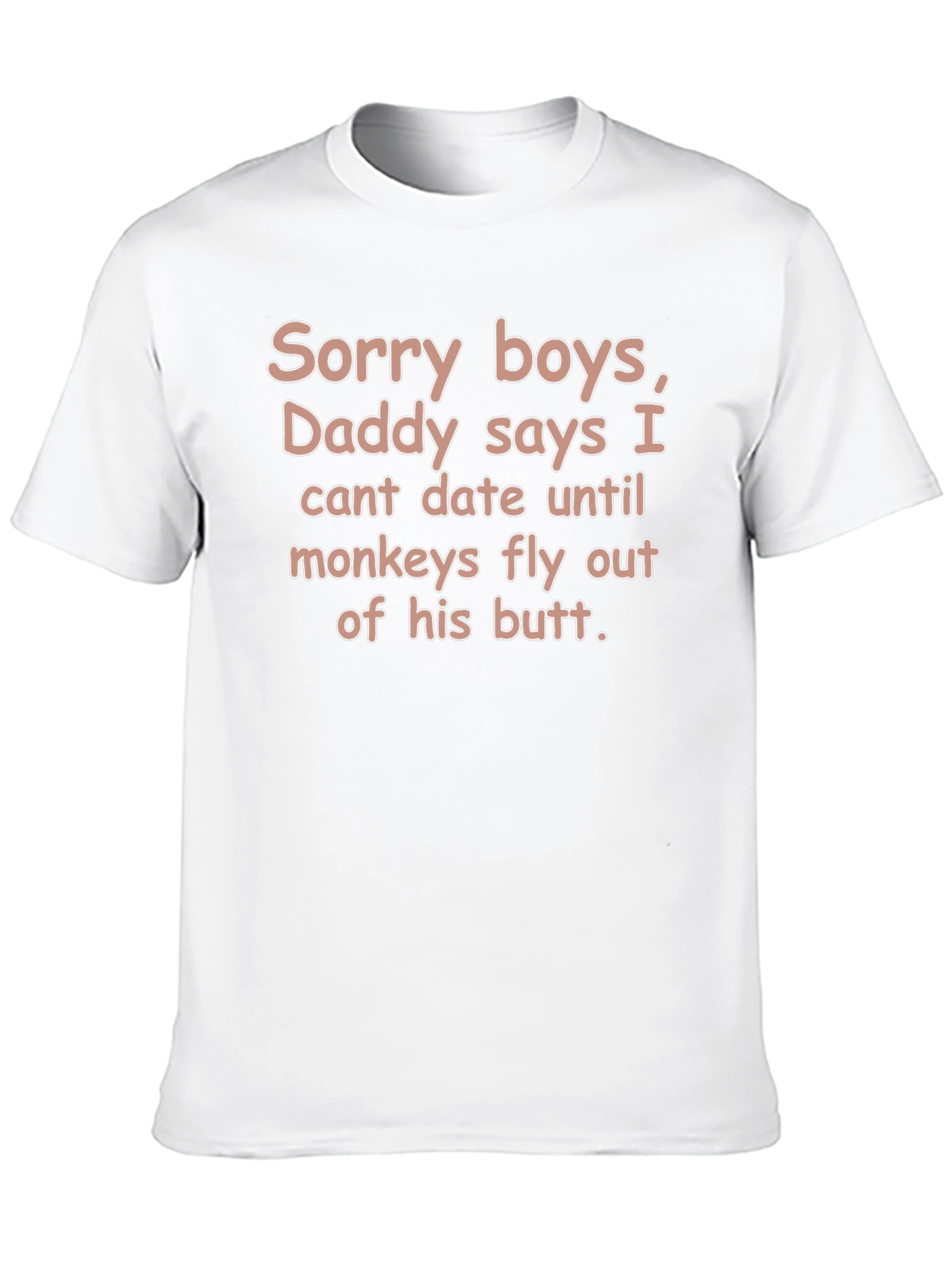 Black Humorous Graphic Tee - Sorry Boys, Daddy Says view 10