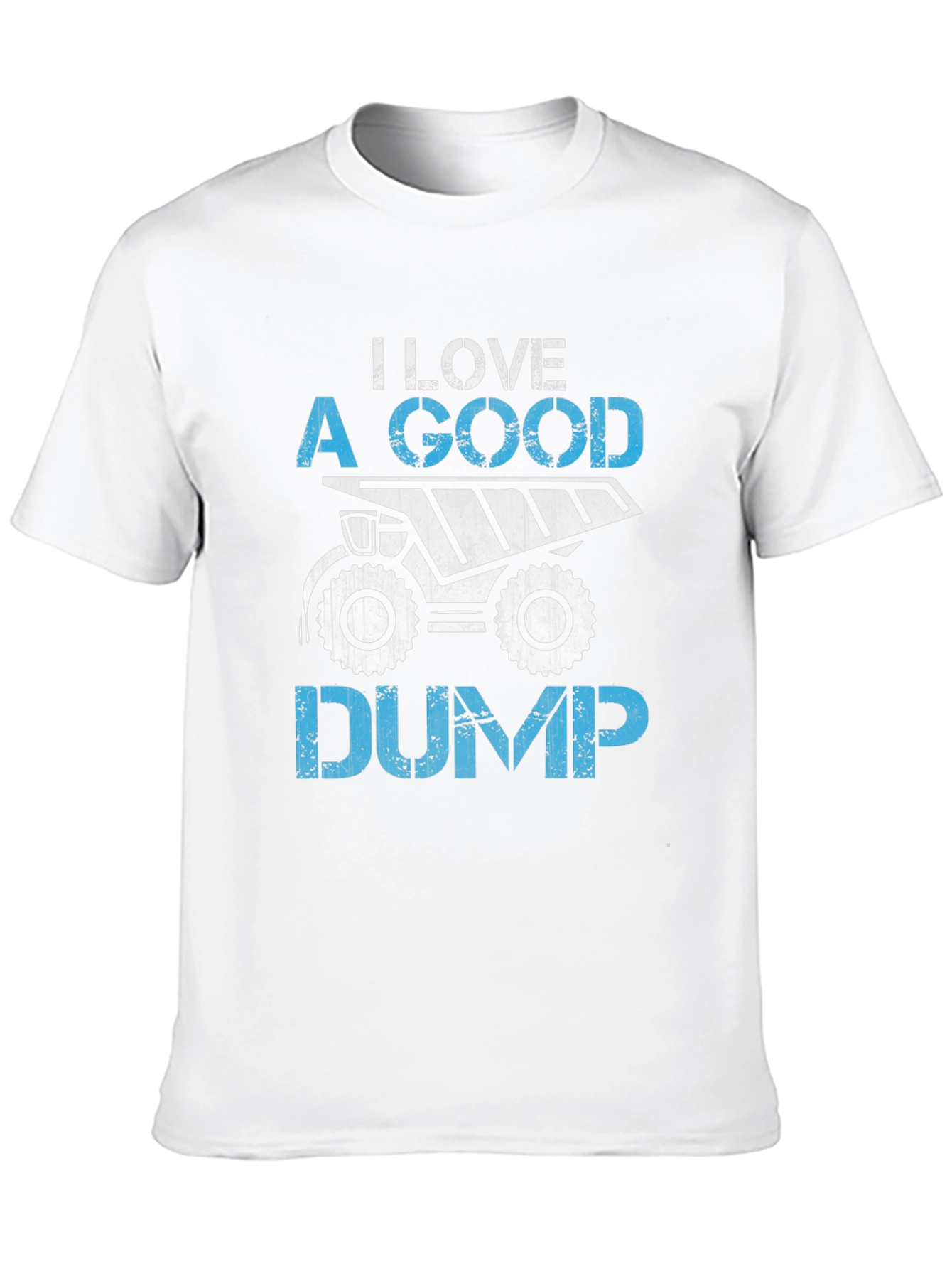 Black I Love A Good Dump Truck Graphic T-Shirt view 10