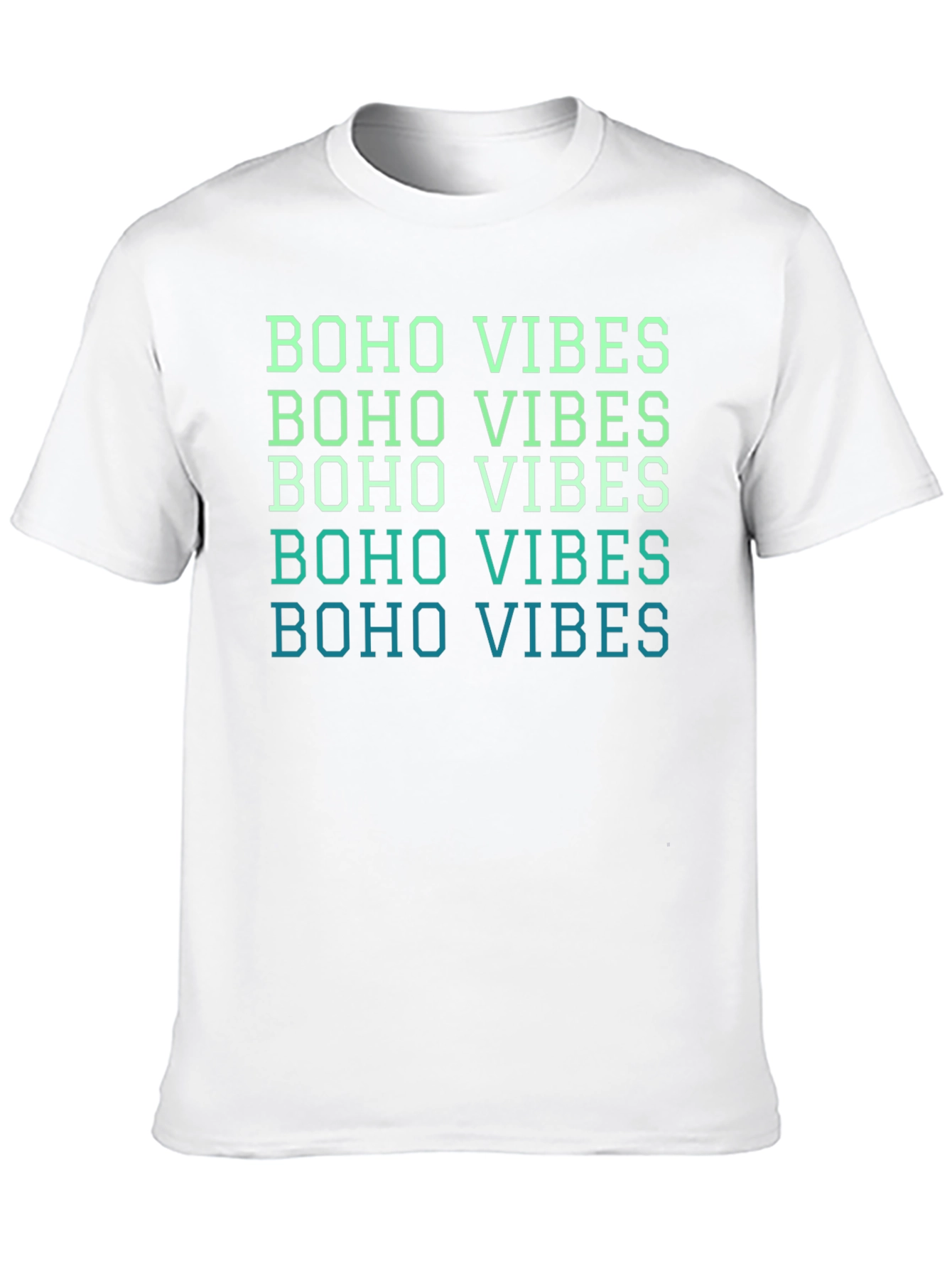 Black Boho Vibes Graphic Tee - Relaxed Fit Black T-Shirt view 10