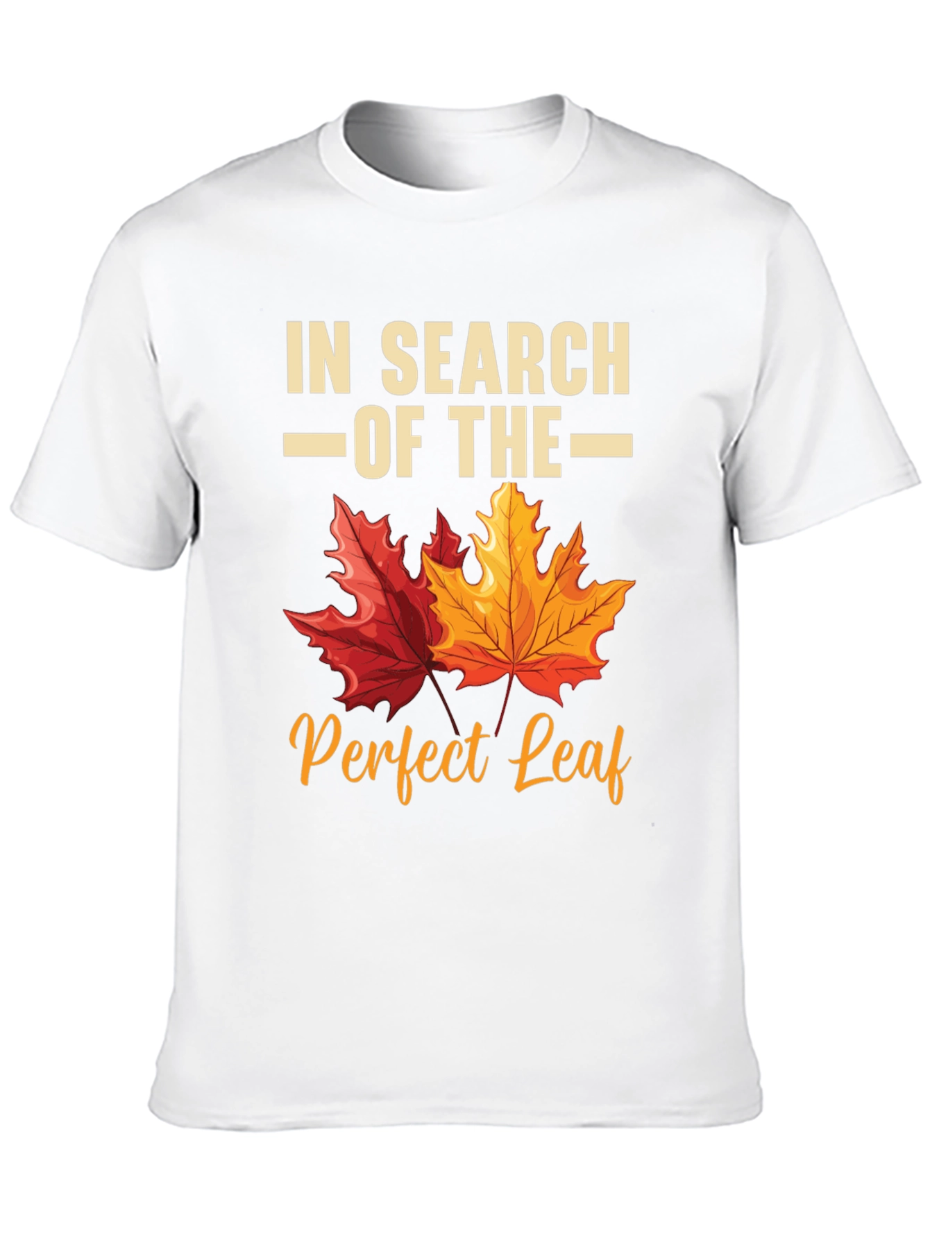 Black In Search of the Perfect Leaf T-Shirt view 10