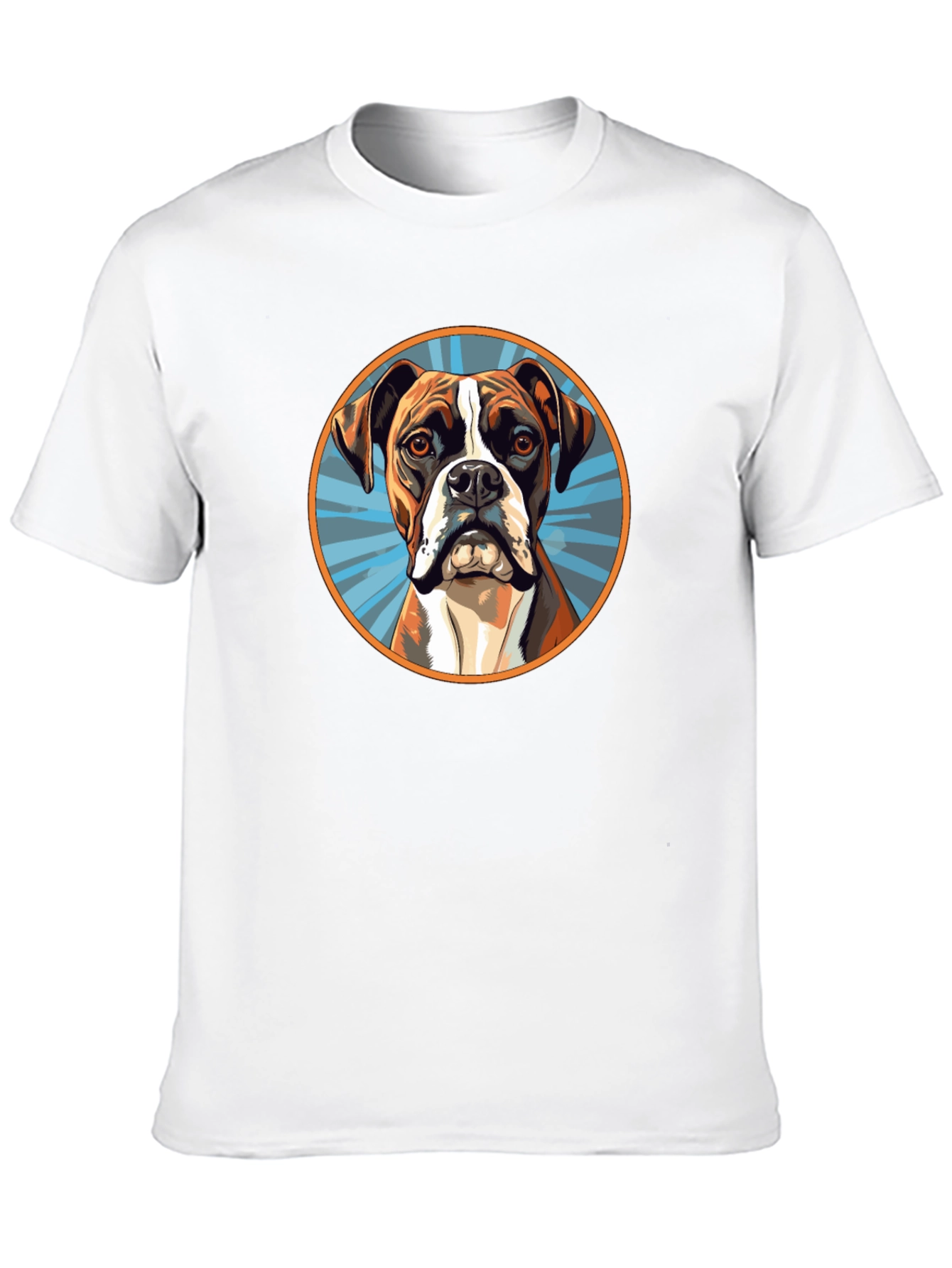 Black Boxer Dog Graphic Tee - Cool Canine T-Shirt view 10