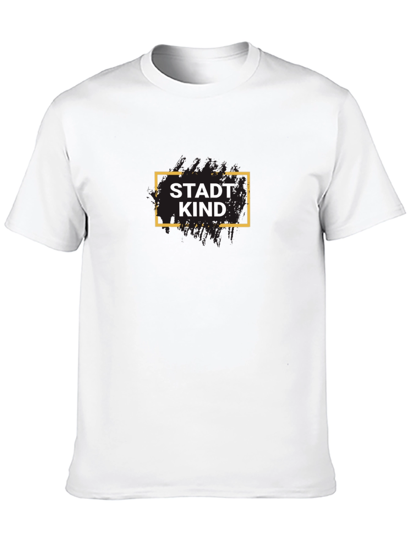 Black Stadt Kind Graphic Tee - Black Cotton T-Shirt view 10
