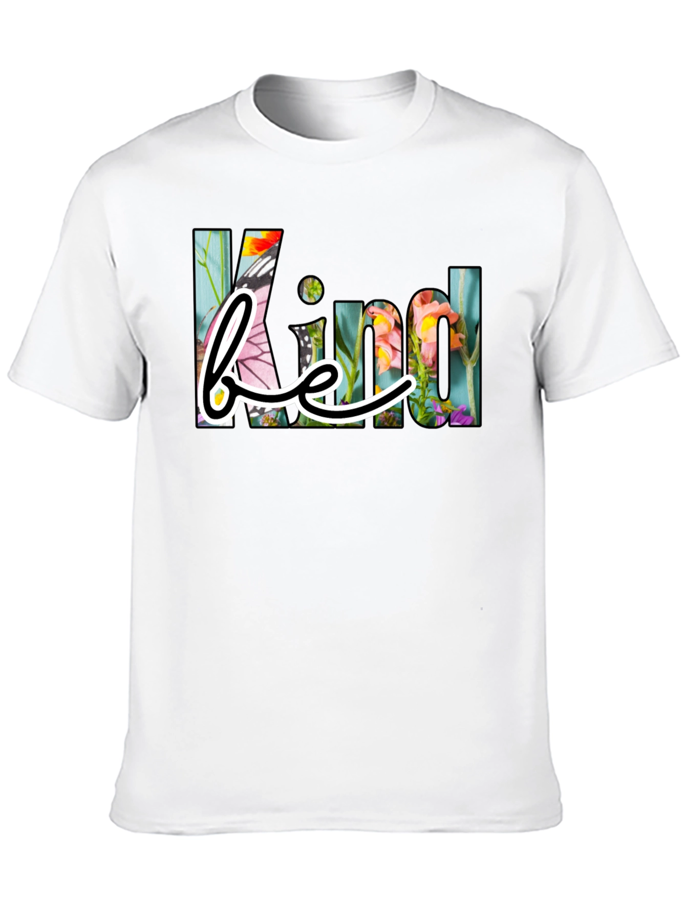 Black Be Kind Floral Graphic T-Shirt view 10