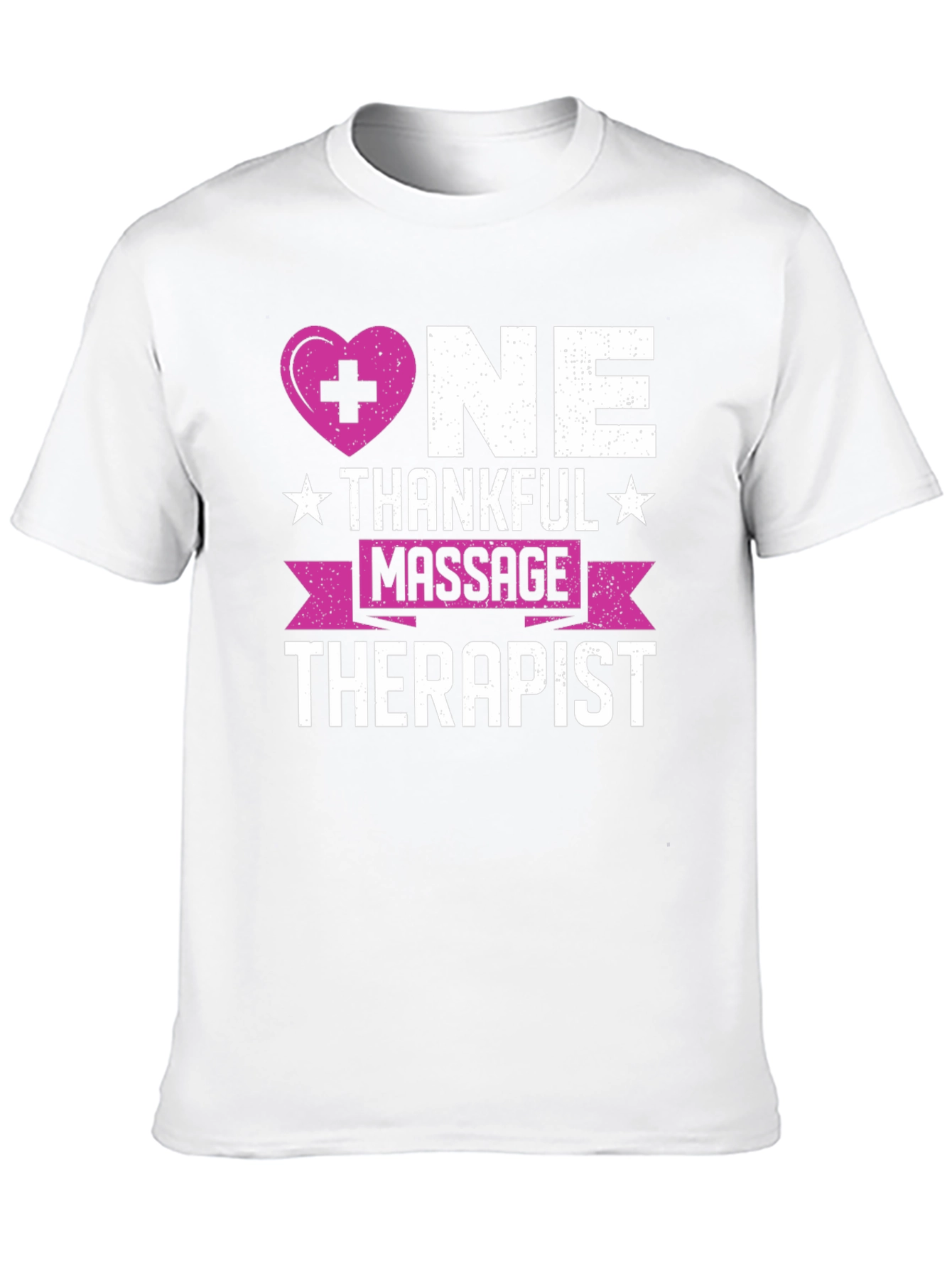 Black Thankful Massage Therapist T-Shirt view 10