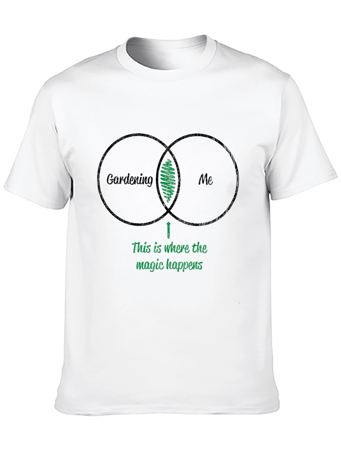 Gardening & Me Venn Diagram T-Shirt - 10