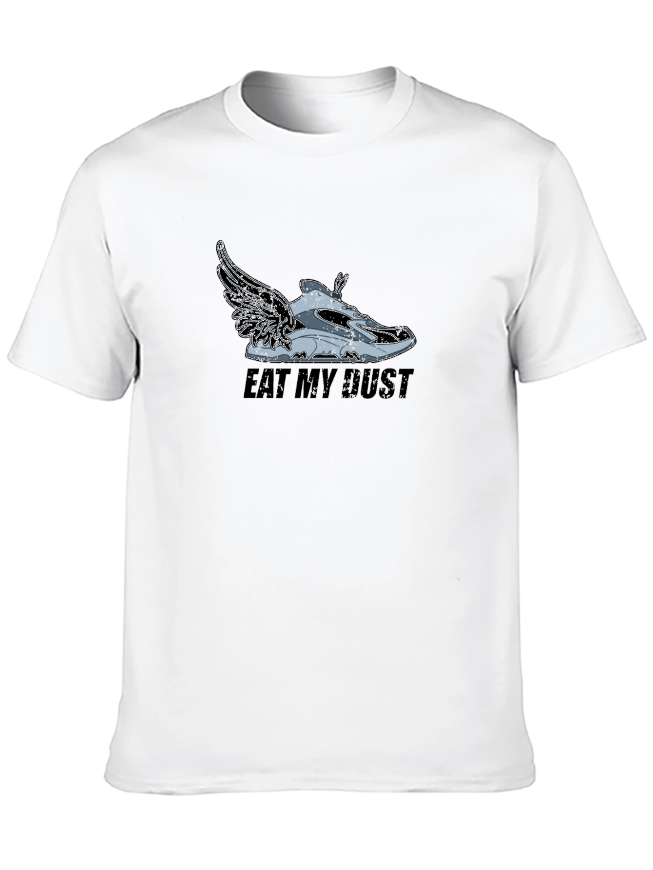 Black Eat My Dust Sneaker Graphic Tee - Black view 10