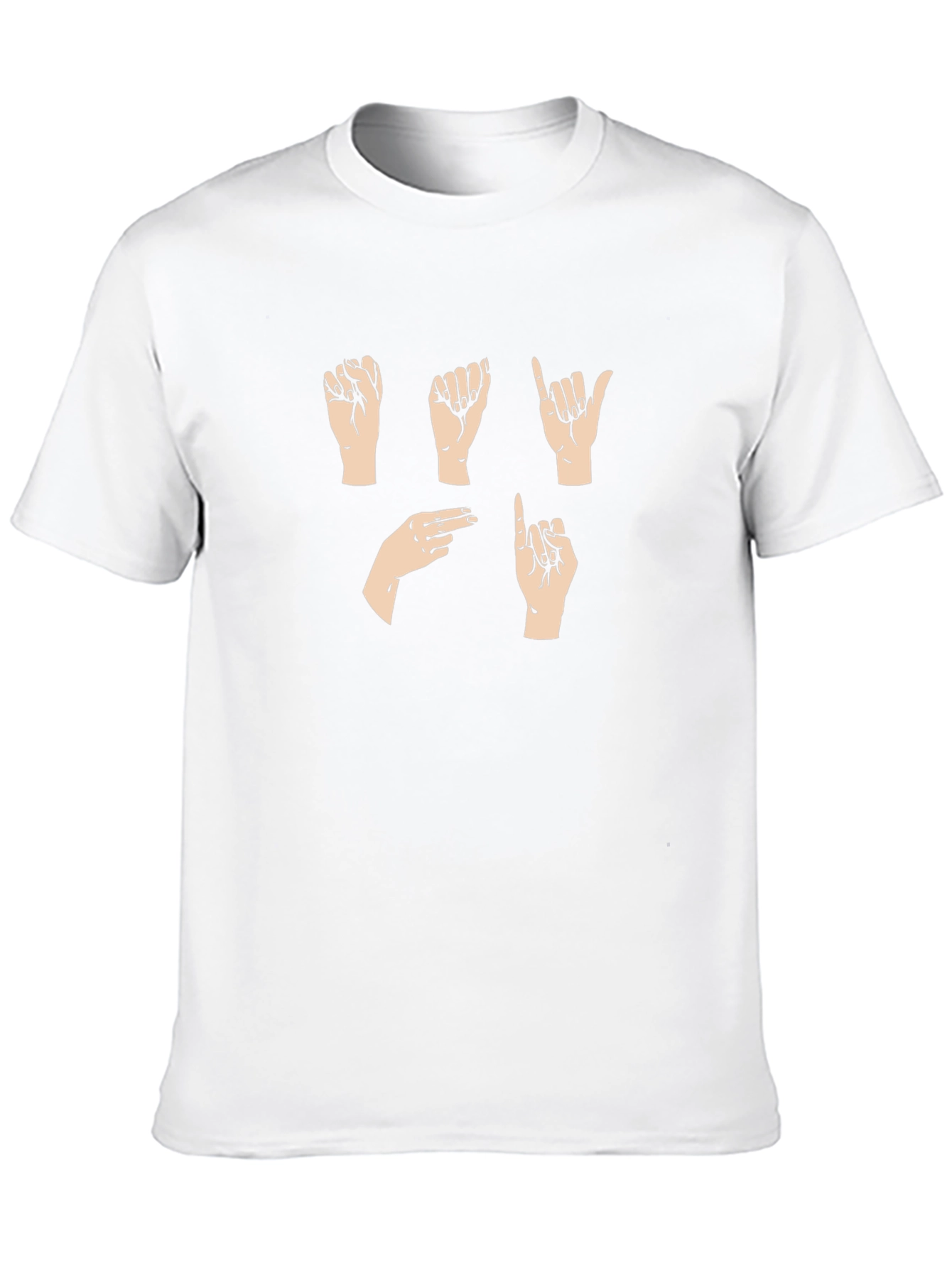 Black Sign Language Graphic Tee - Black view 10