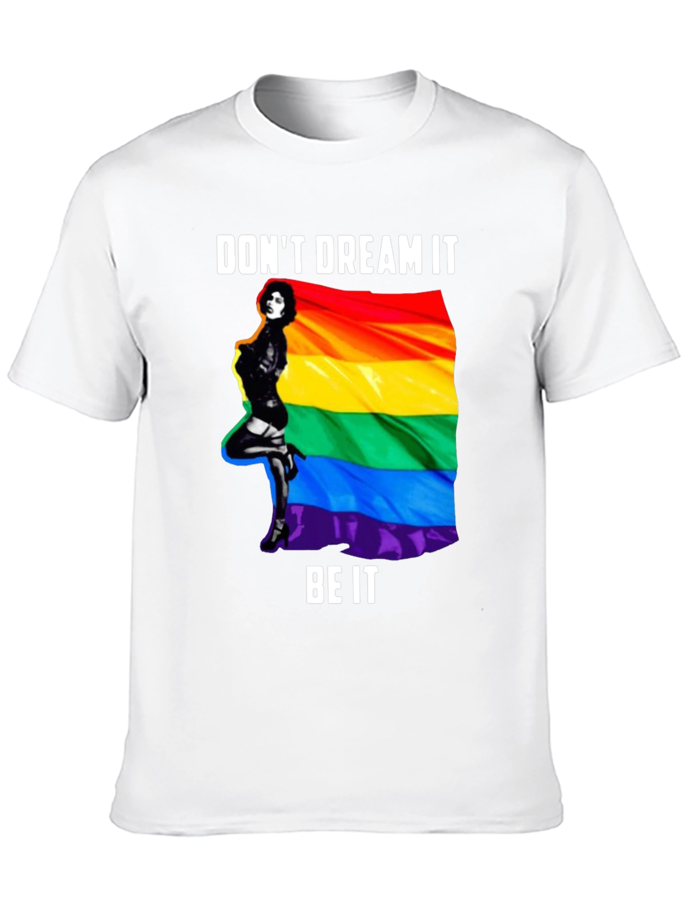 Black Don't Dream It Be It Pride T-Shirt view 10