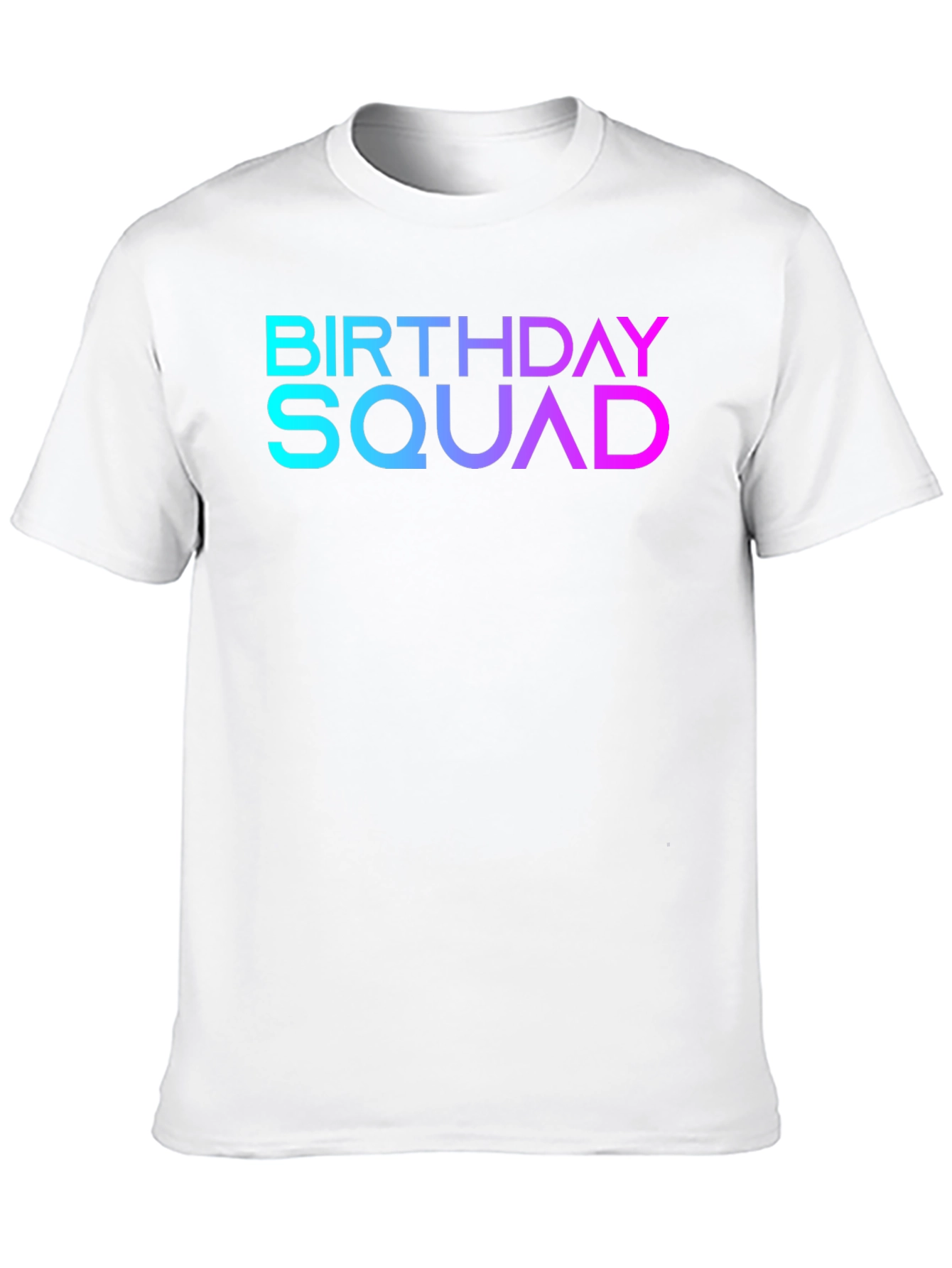 Black Birthday Squad Graphic T-Shirt view 10