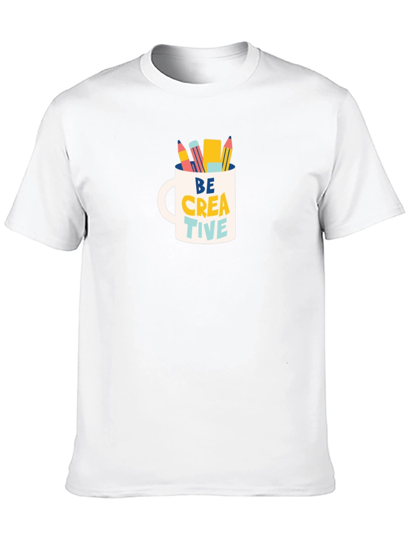 Black Be Creative Mug Graphic T-Shirt - Artist Inspiration view 10