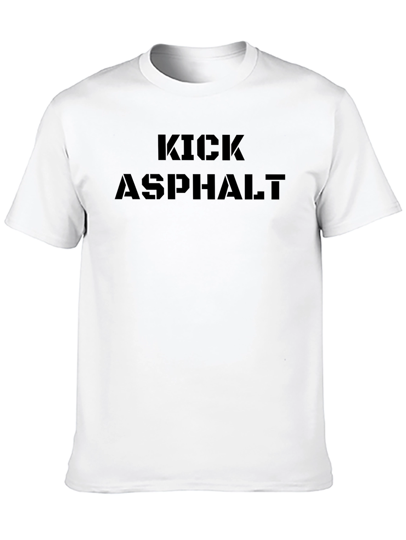 Black Kick Asphalt T-Shirt - Motivational Tee view 10