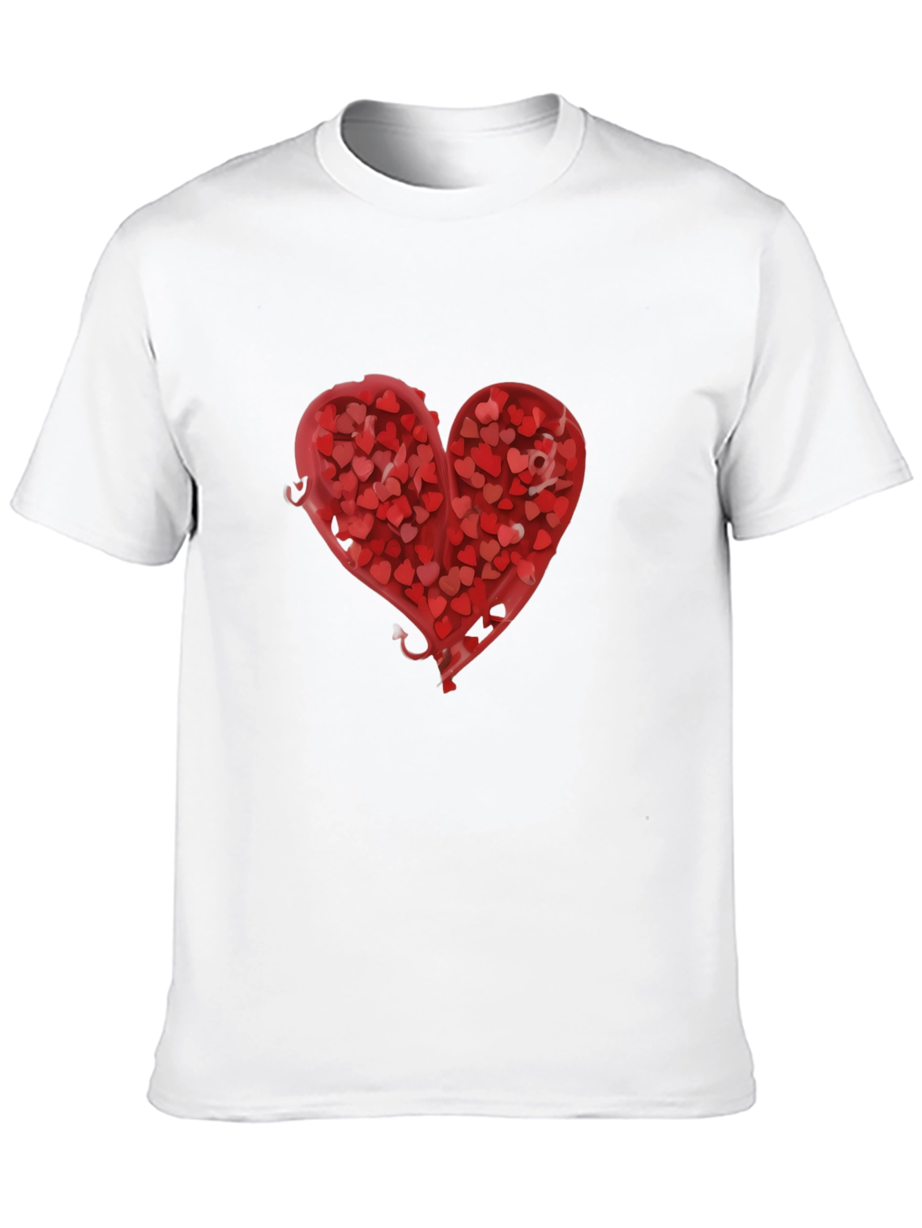 Black Heart Full of Hearts Graphic T-Shirt view 10