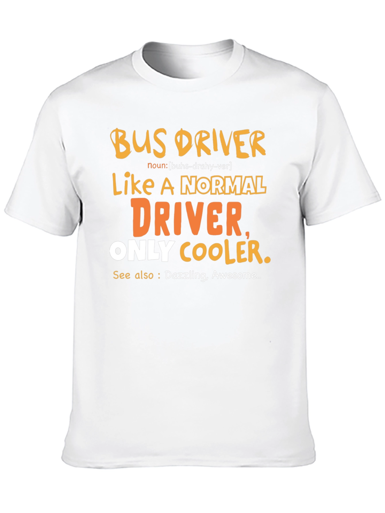 Black Bus Driver Graphic Tee - Cool & Awesome view 10