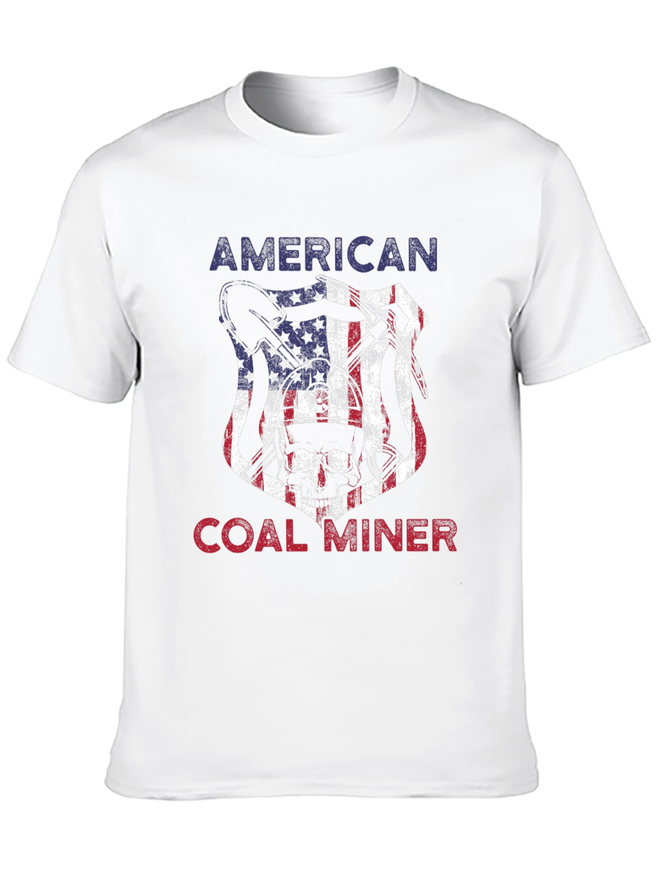 Black American Coal Miner Graphic Tee view 10
