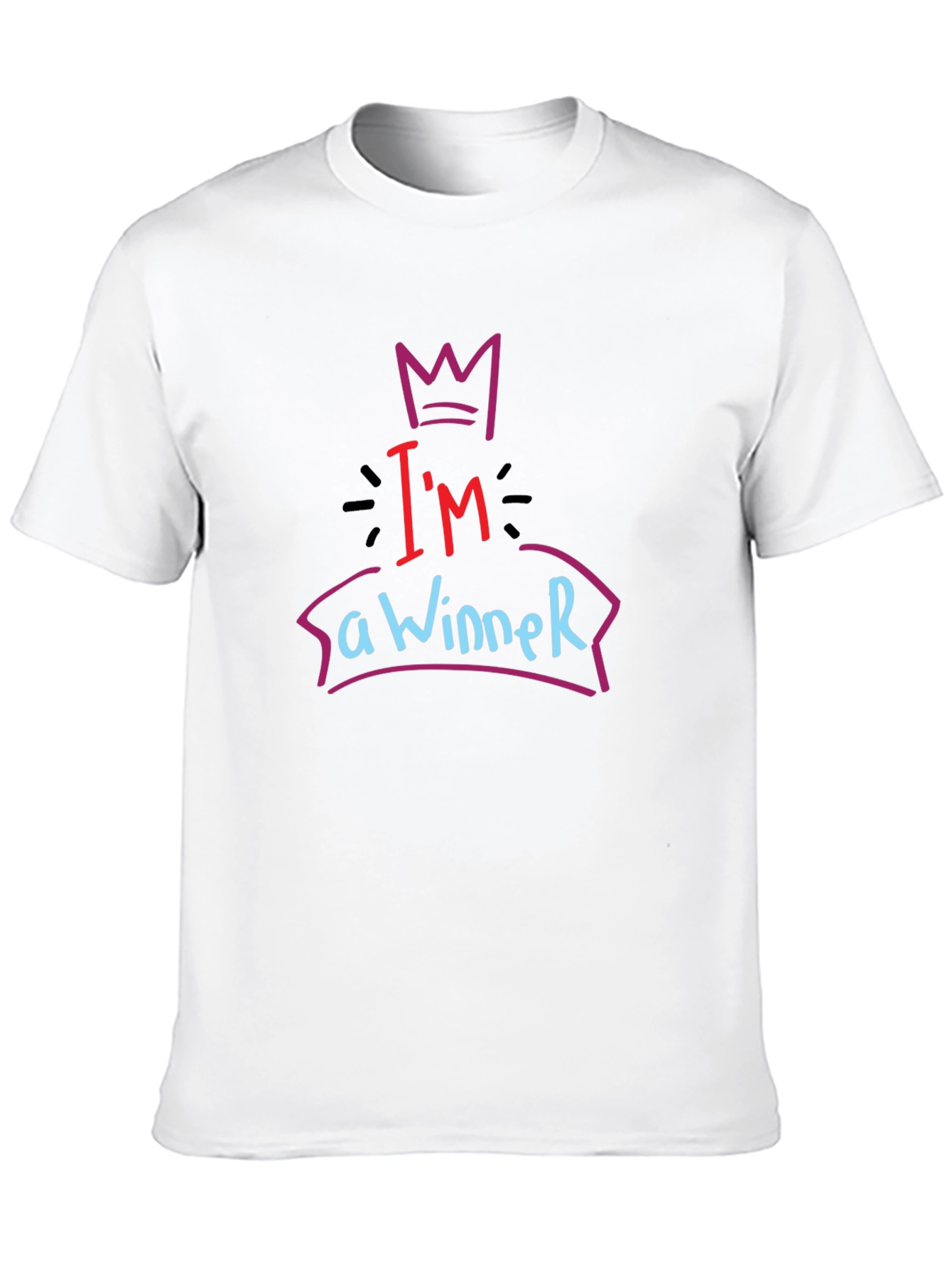 Black I'm a Winner Graphic Tee - Black T-Shirt view 10