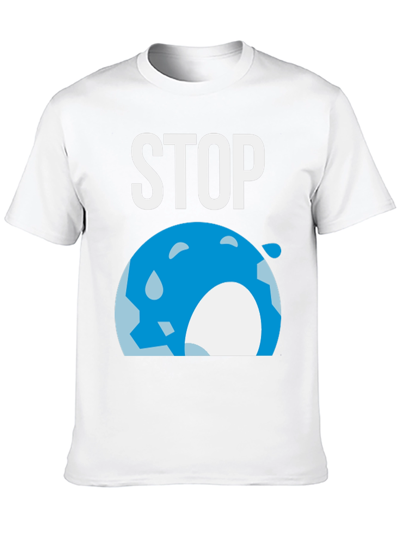 Black Stop Global Warming Graphic T-Shirt view 10