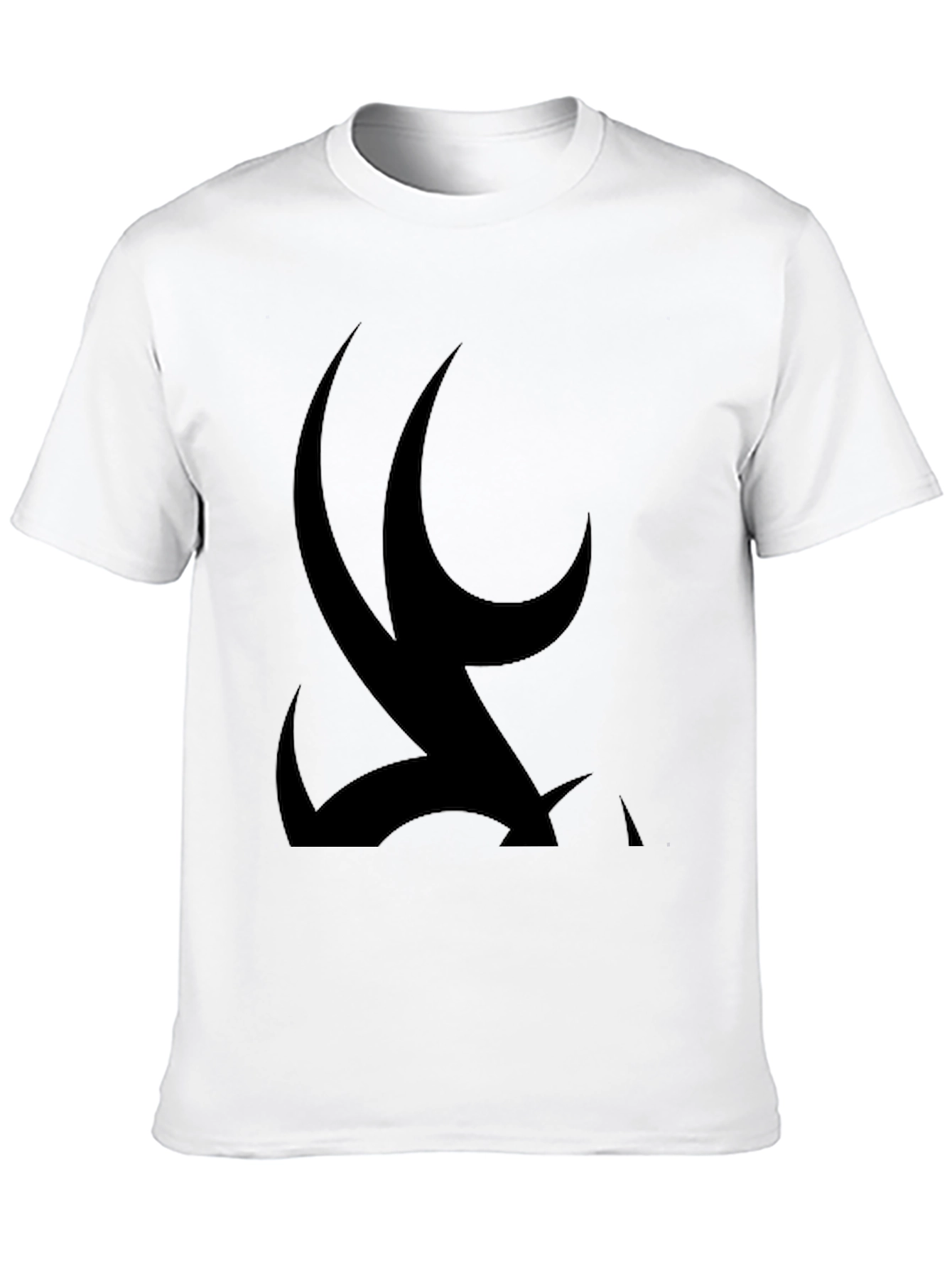 Black Abstract Black Graphic Print Tee view 10