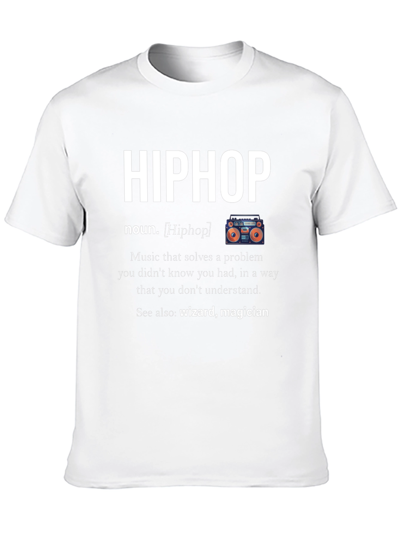 Black Hiphop Definition Black T-Shirt view 10
