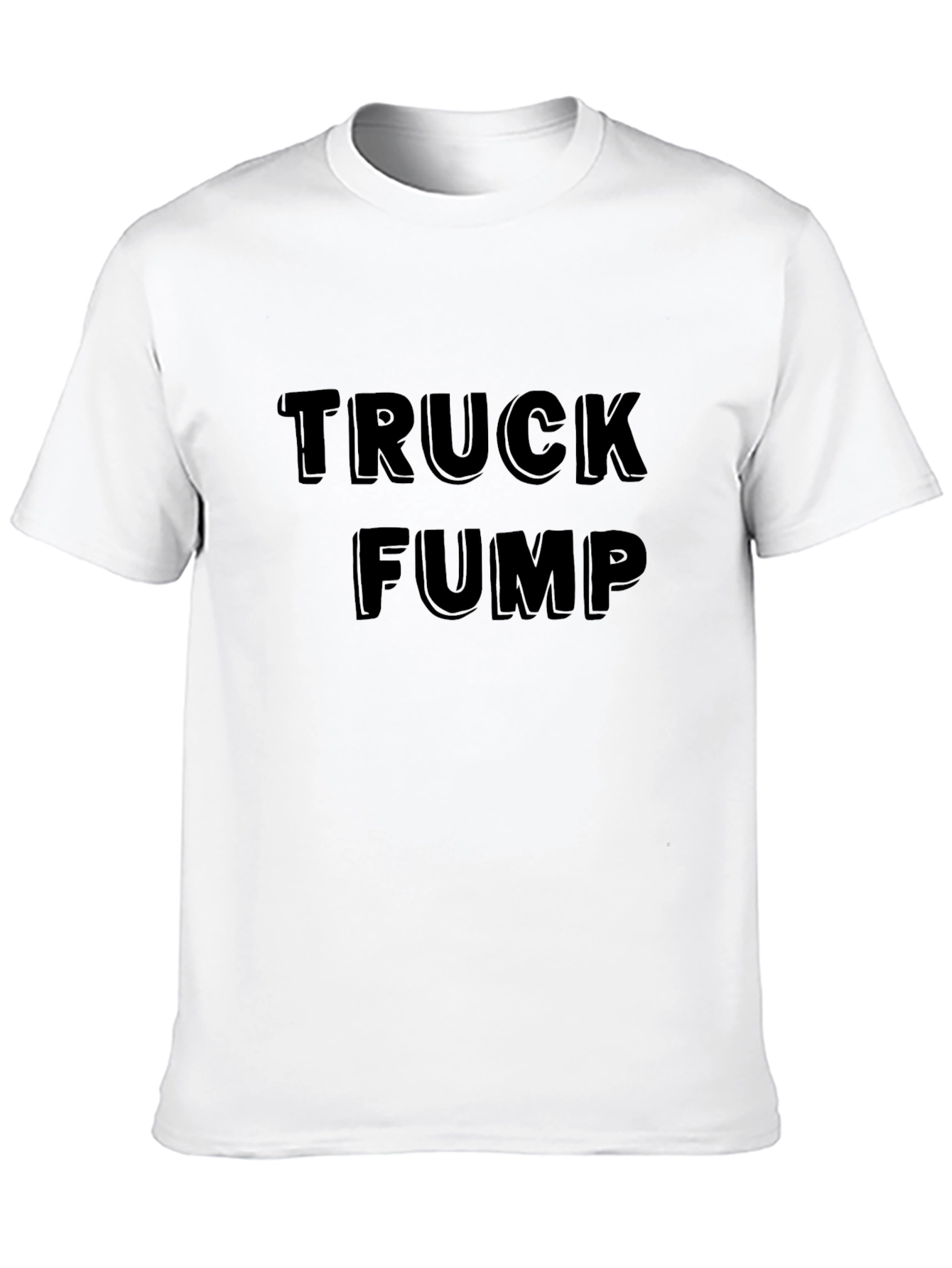 Black Truck Fump Funny Graphic Tee view 10