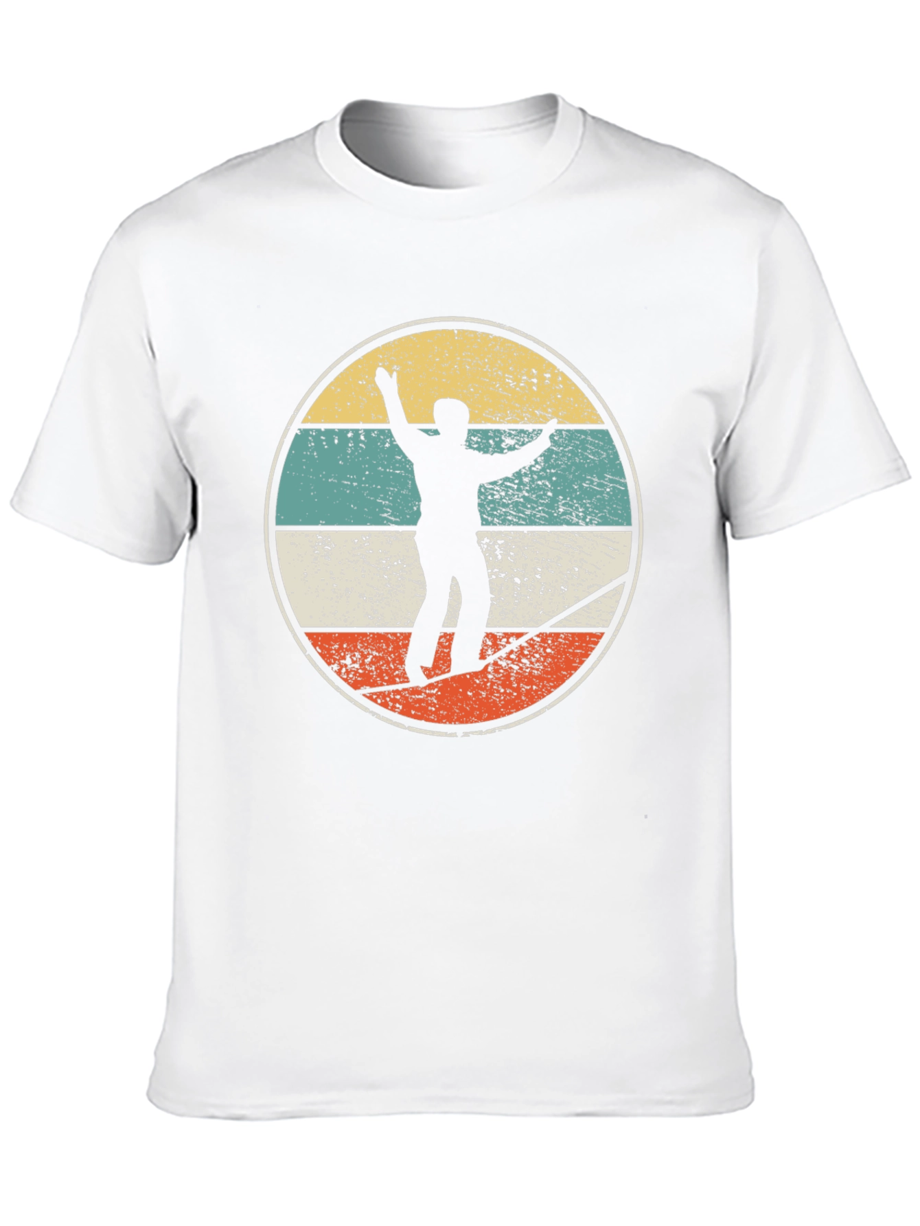 Black Retro Slackline T-Shirt view 10
