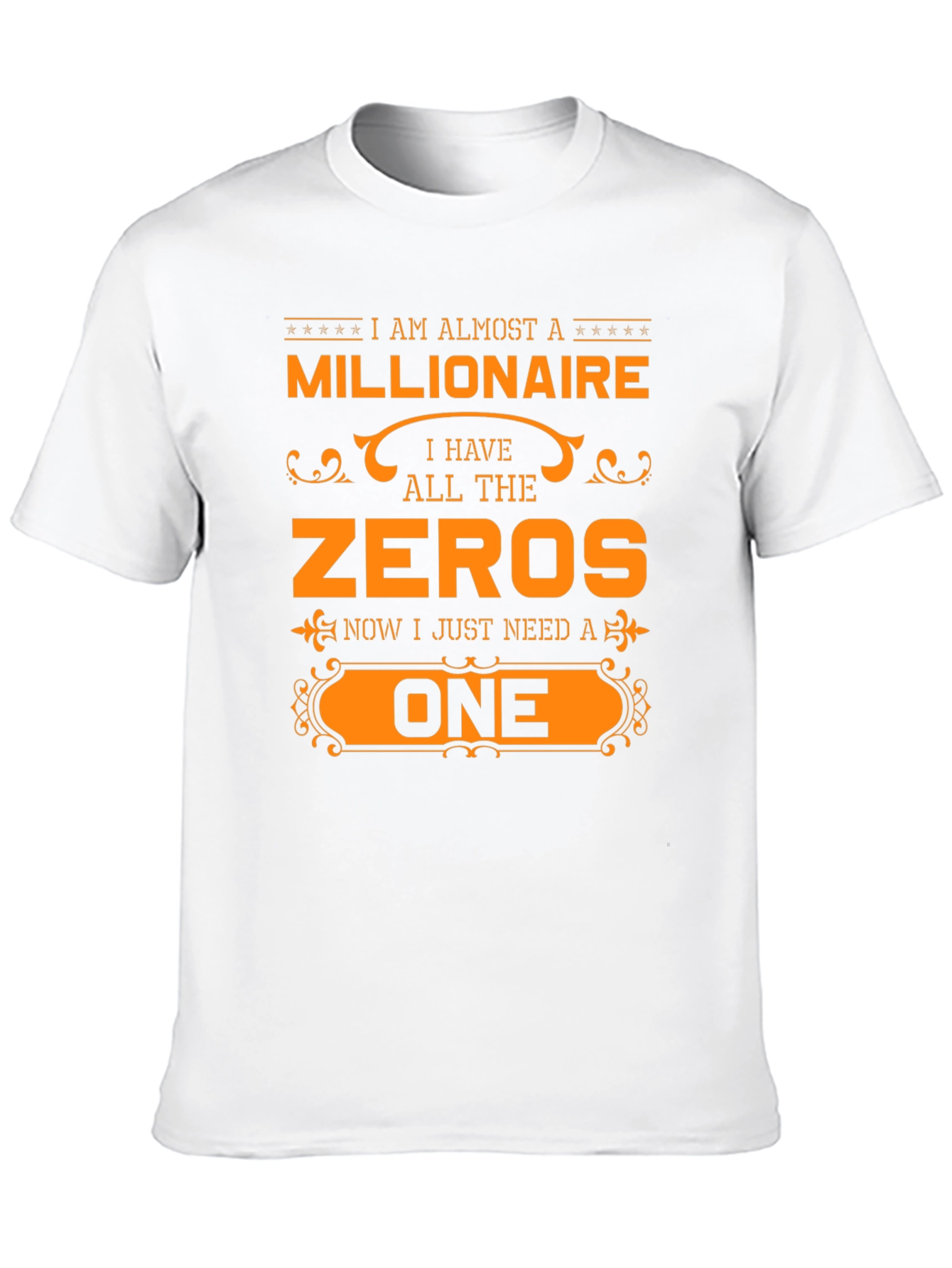 Black Almost a Millionaire T-Shirt Funny Novelty Tee view 10