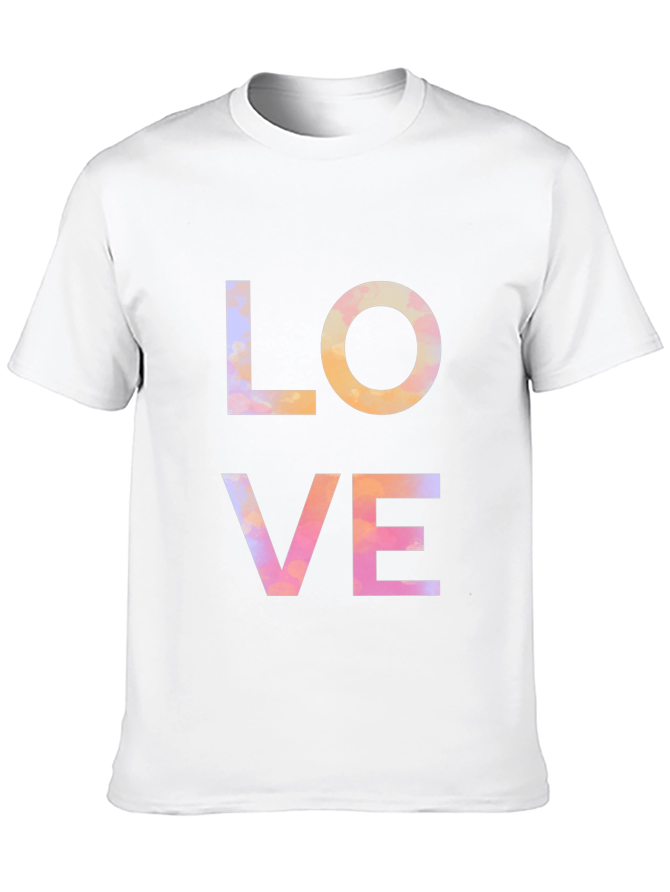Black LOVE Graphic Black T-Shirt view 10