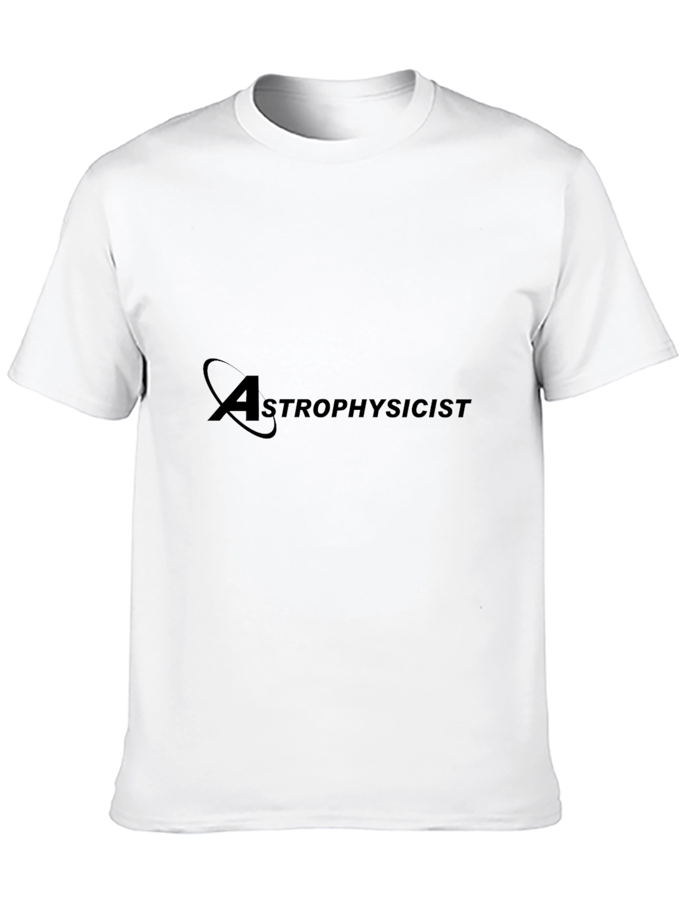 Black Astrophysicist Black Graphic T-Shirt - Science Apparel view 10