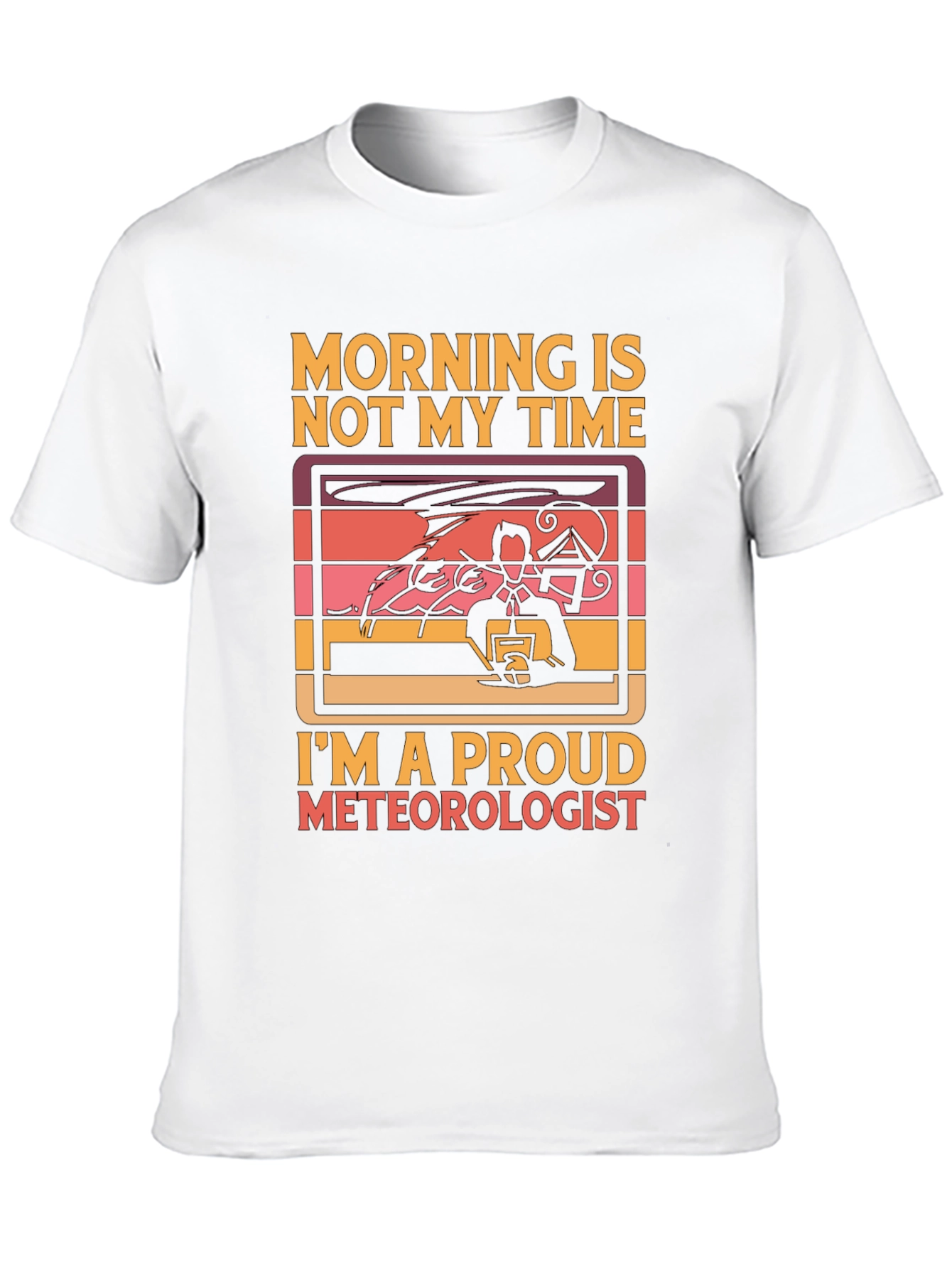 Black Proud Meteorologist T-Shirt view 10