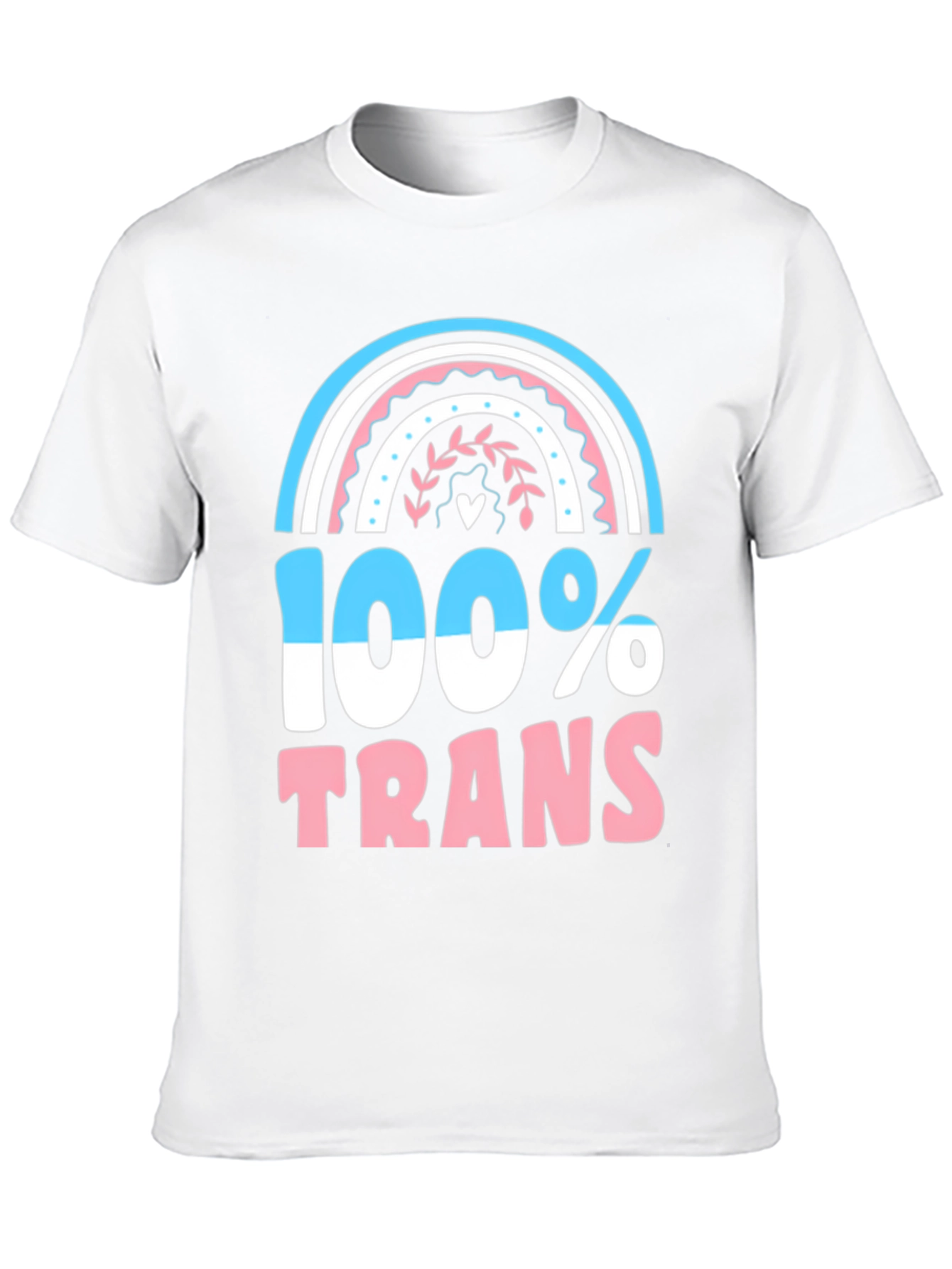 Black 100% Trans Pride T-Shirt view 10