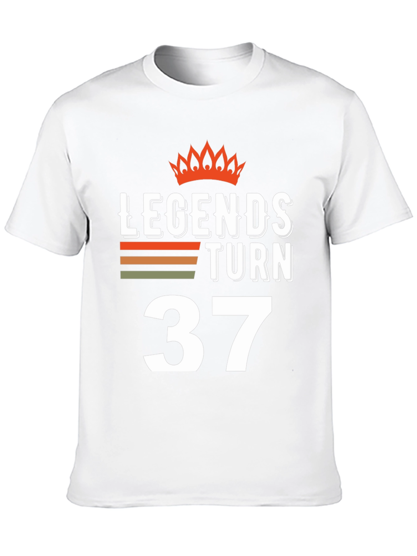 Black Legends Turn 37 T-Shirt - Birthday Gift view 10