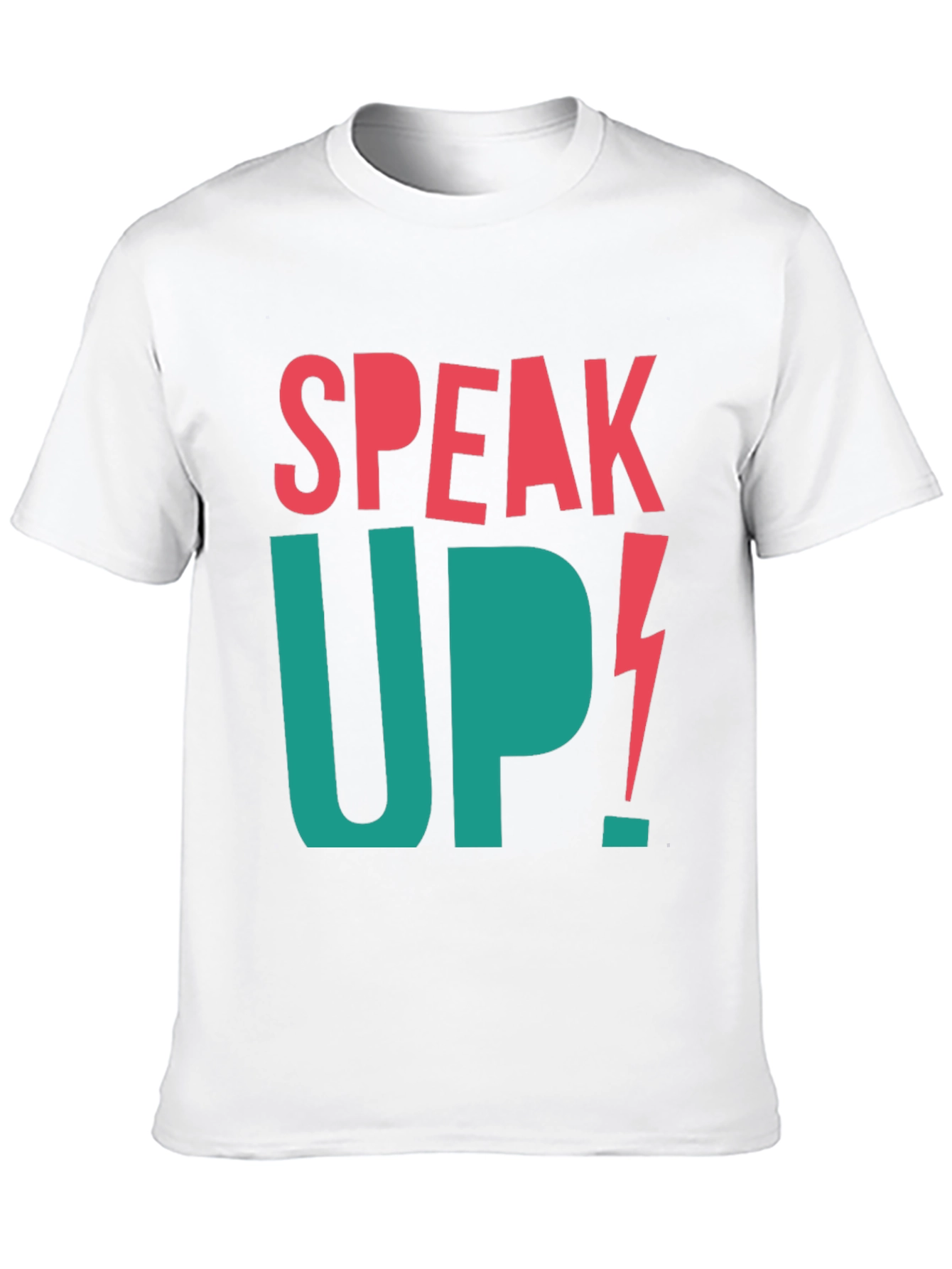Black Speak Up Graphic Tee view 10